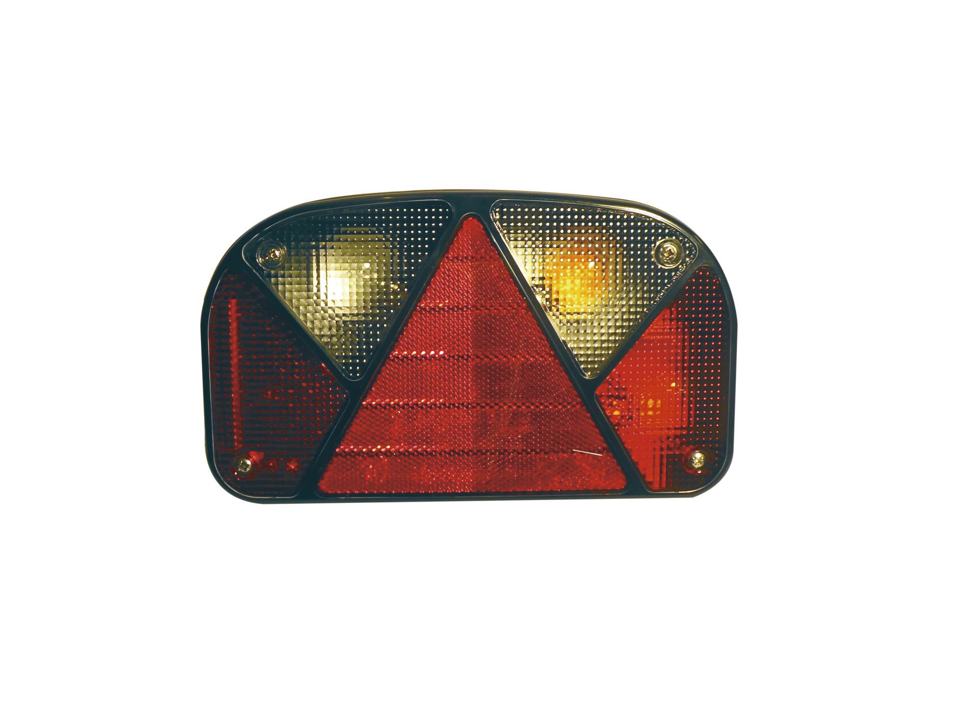 Feu arrière droit 5 fonctions + recul pour remorque 240x140