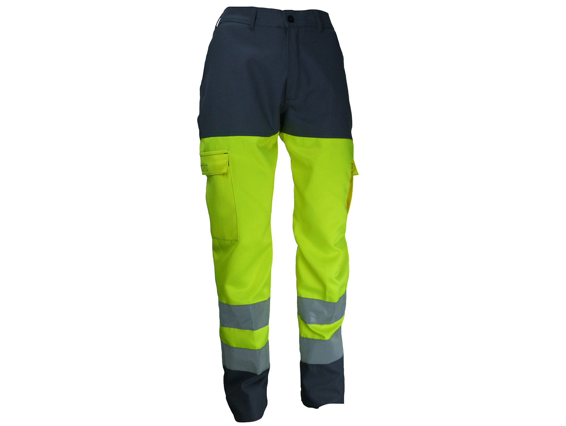 Pantalon Haute Visibilité EN20471 Gris/jaune