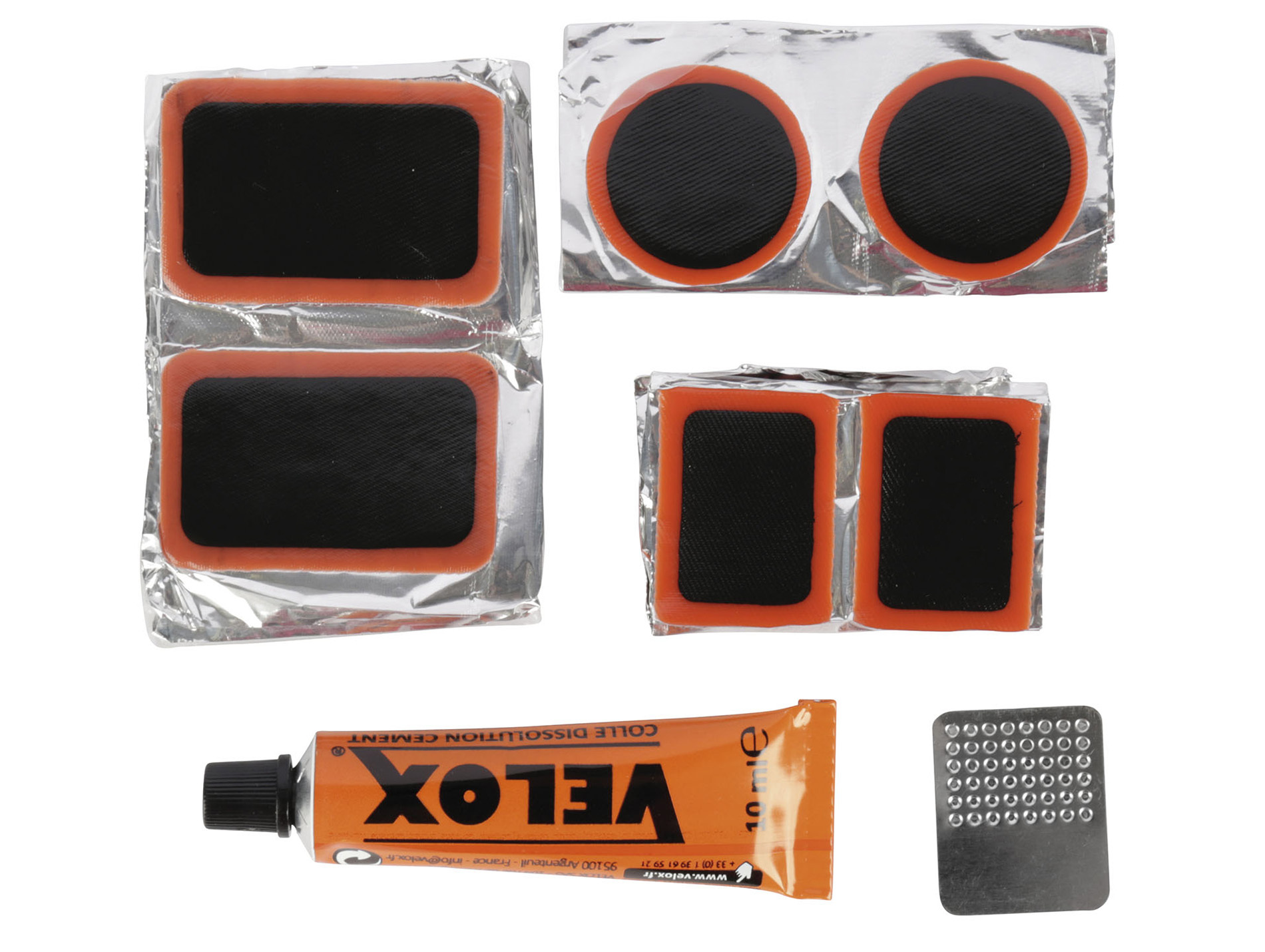 Kit de réparation chambre à air 10 pièces