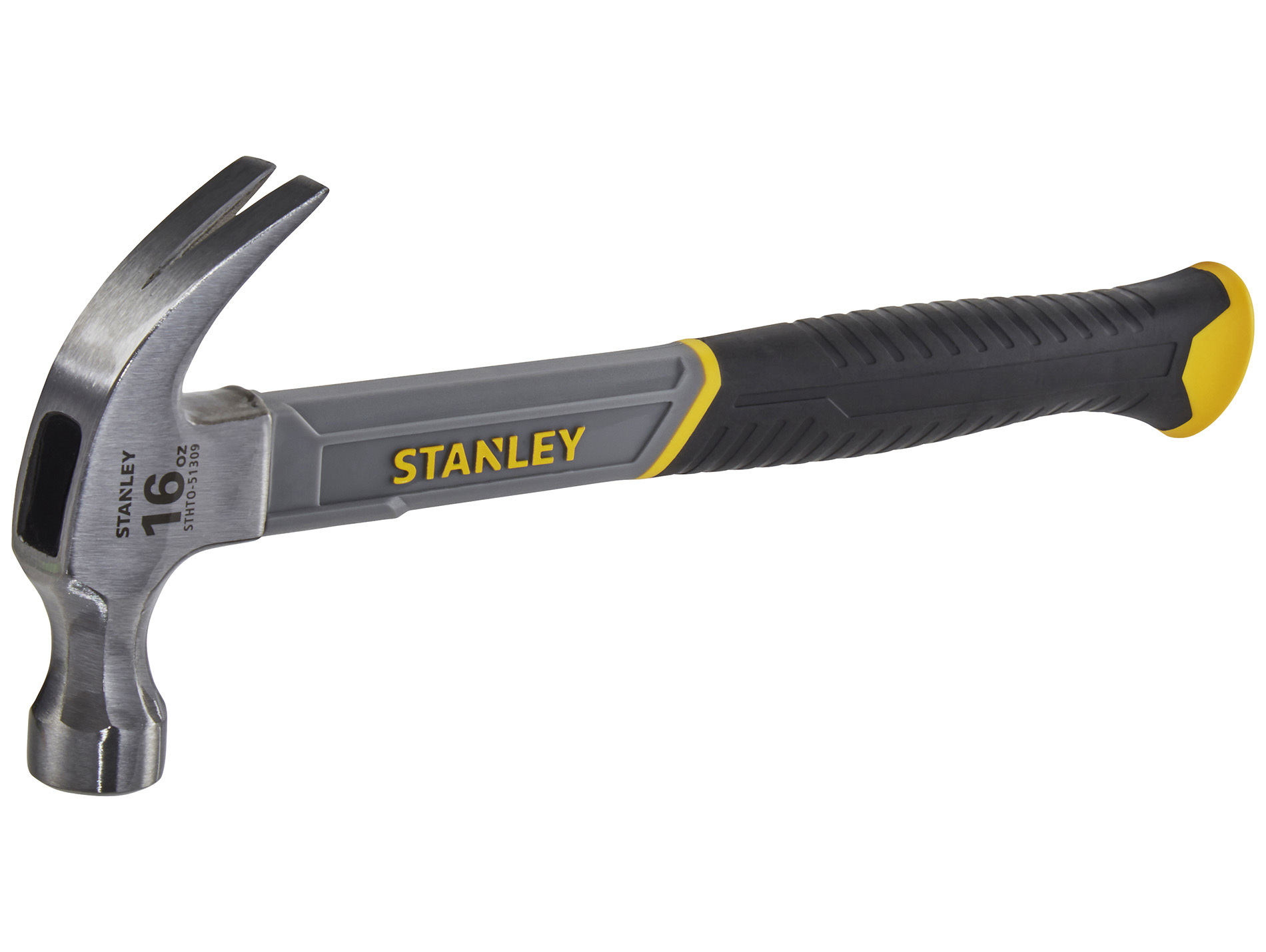 Marteau arrache clou STANLEY manche fibre 450g