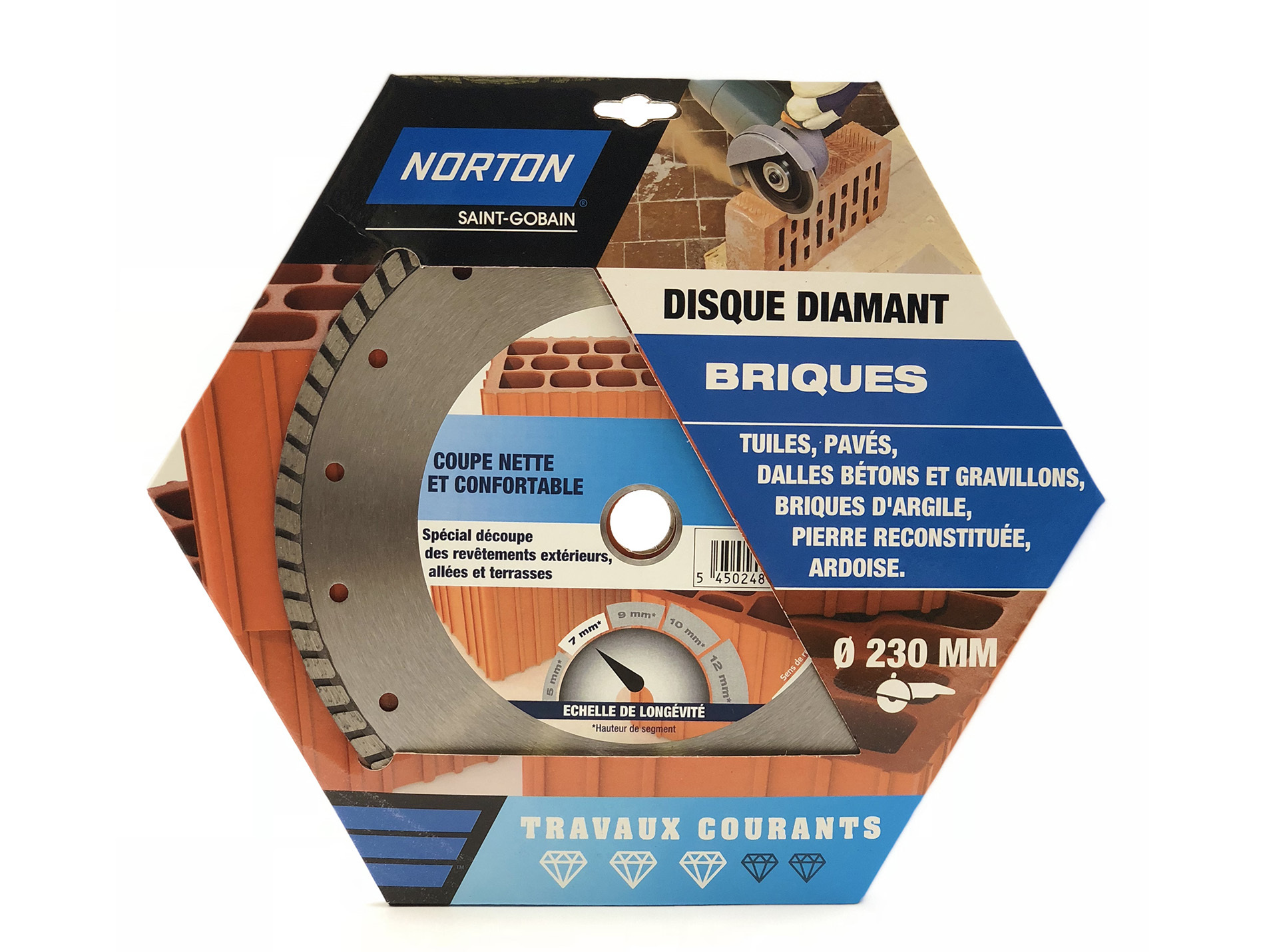Disque diamant brique Ø230