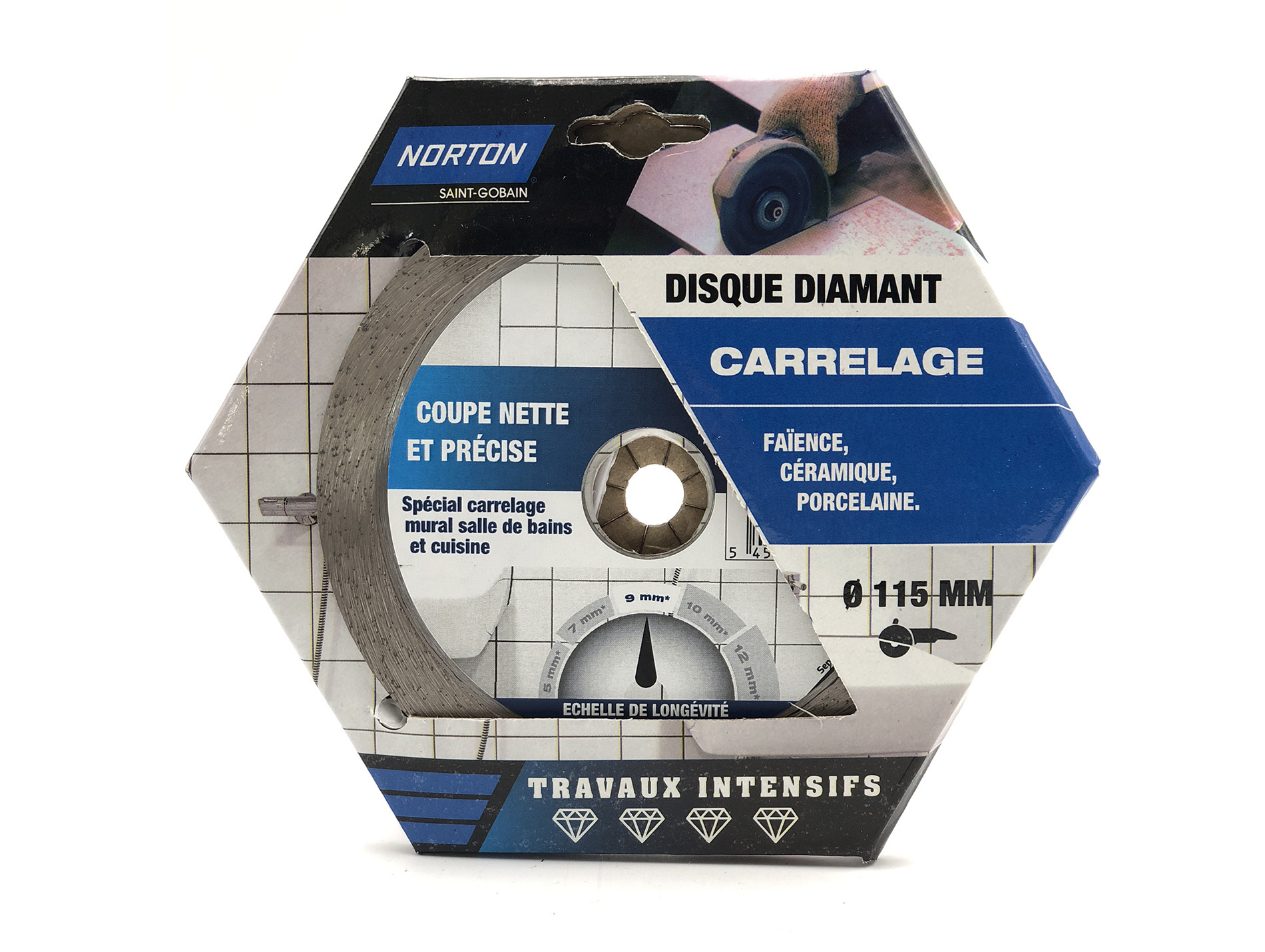Disque diamant carrelage Ø115 NORTON