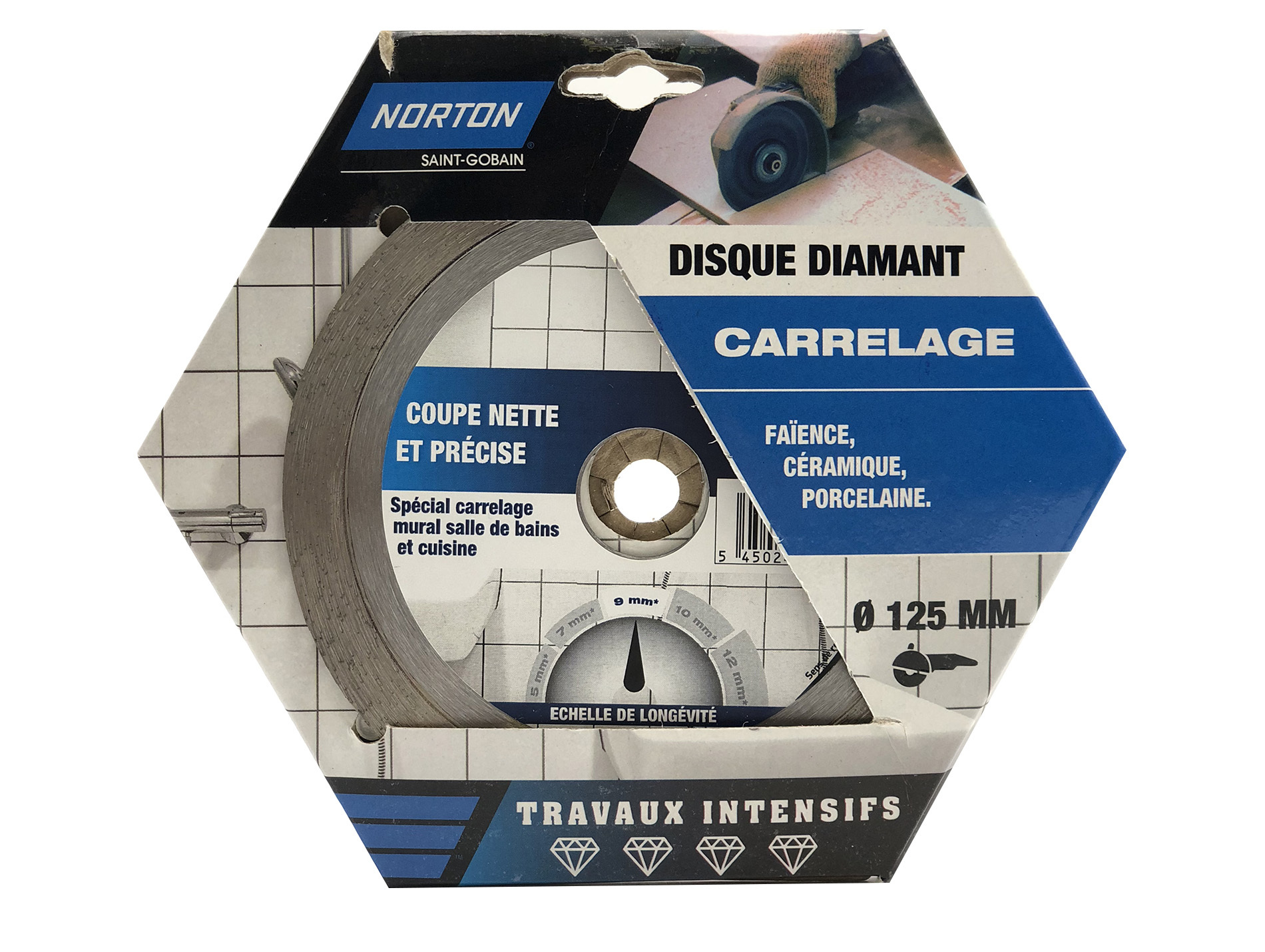 Disque diamant carrelage Ø125 NORTON
