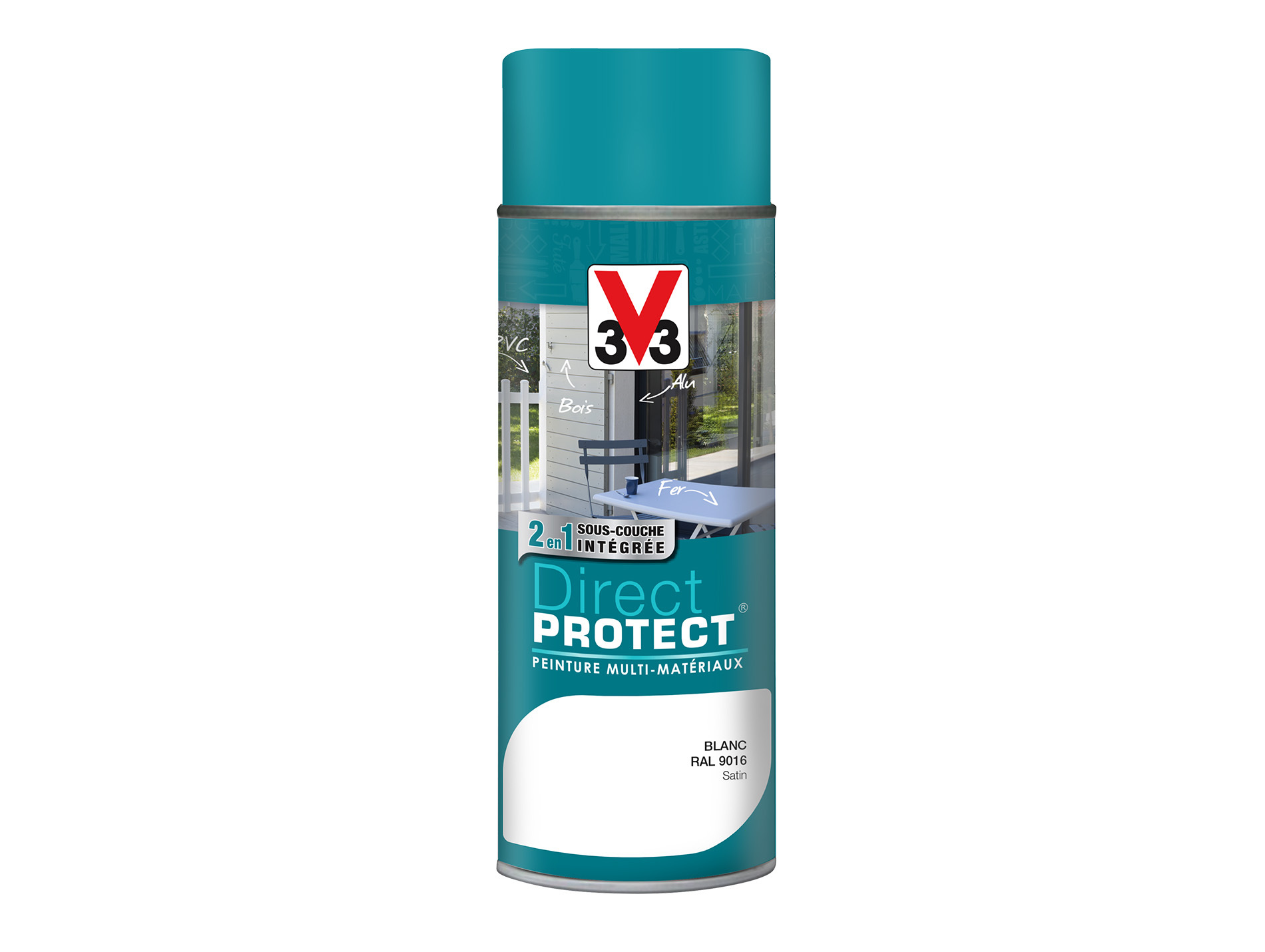 Peinture extérieure V33 Direct Protect blanc 0,4L