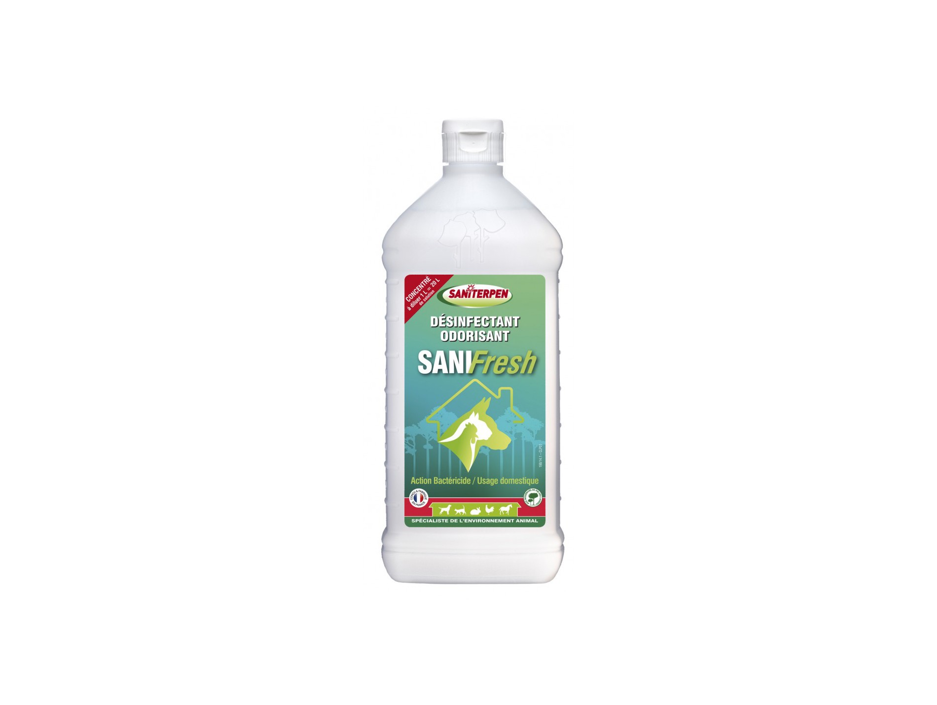 Nettoyant sol extérieur 1L Saniterpen Sanifresh
