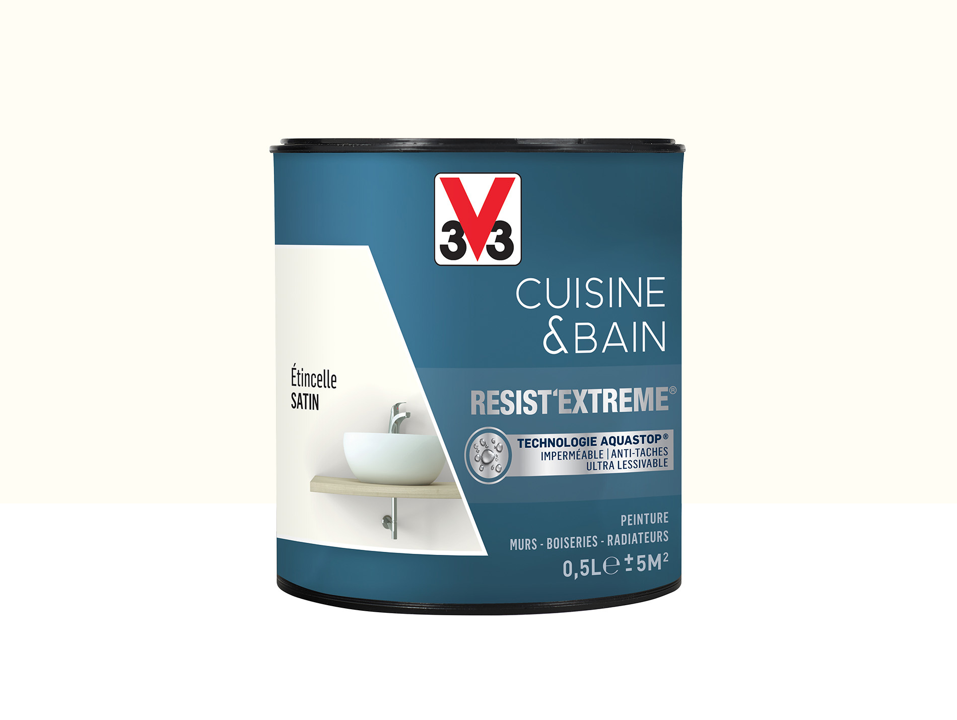 Peinture V33 Resist'Extême Satin Etincelle 0,5L