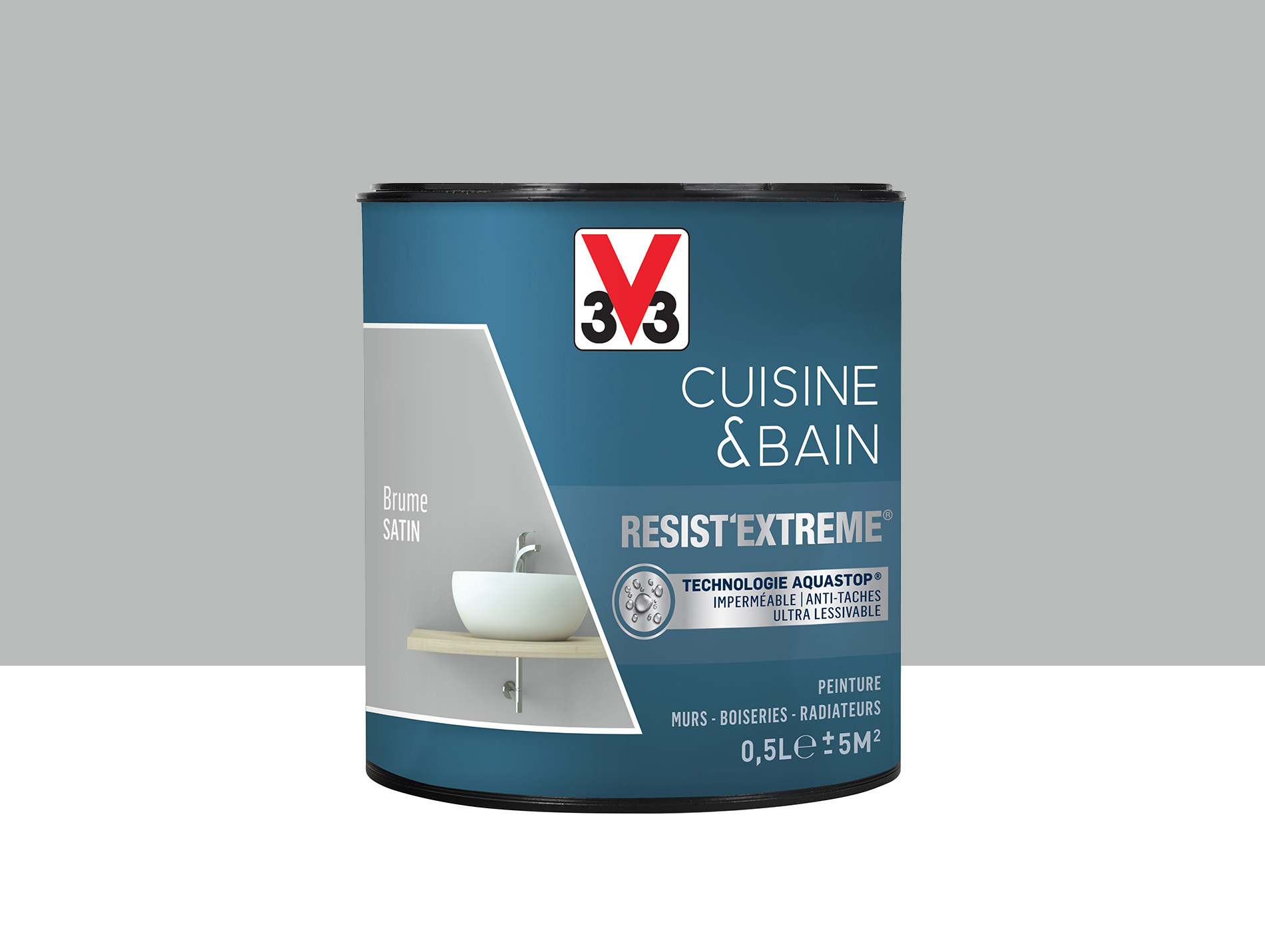 Peinture V33 Resist'Extême Satin Brume 0,5L