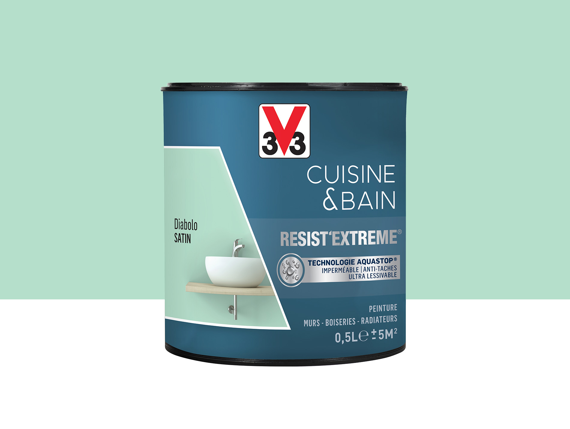 Peinture V33 Resist'Extême Satin Diabolo 0,5L