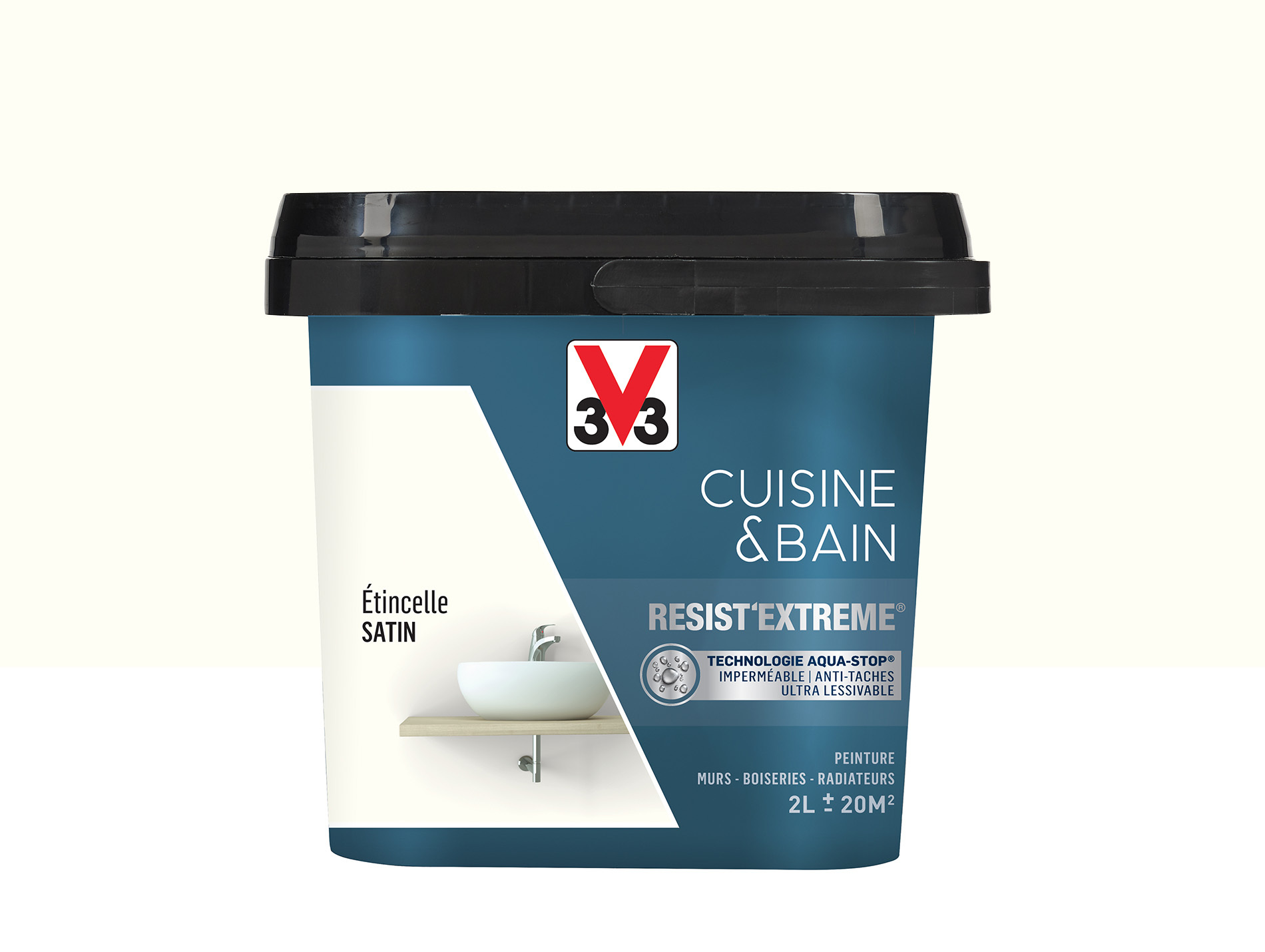 Peinture V33 Resist'Extême Satin Etincelle 2L