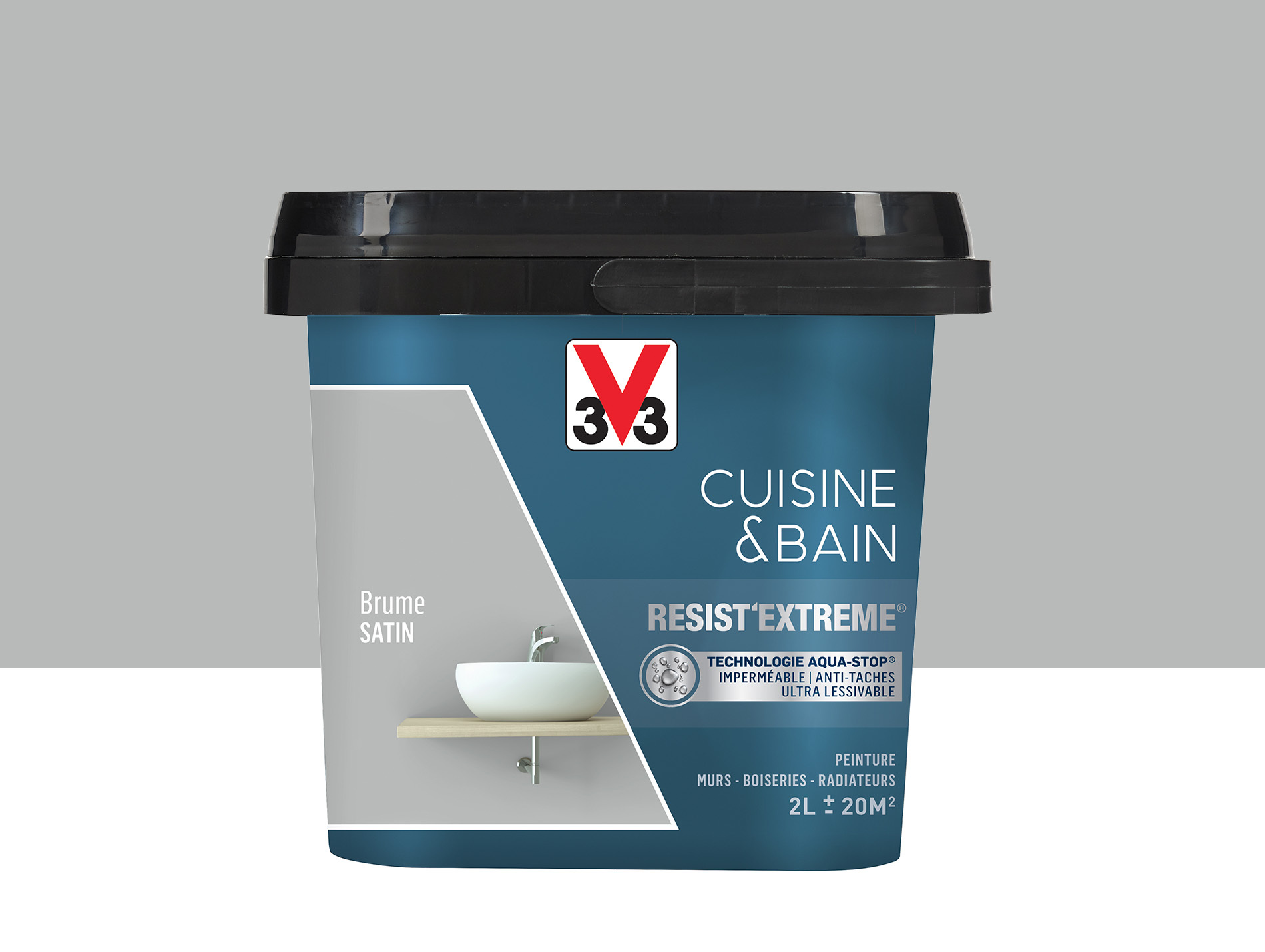 Peinture V33 Resist'Extême Satin Brume 2L