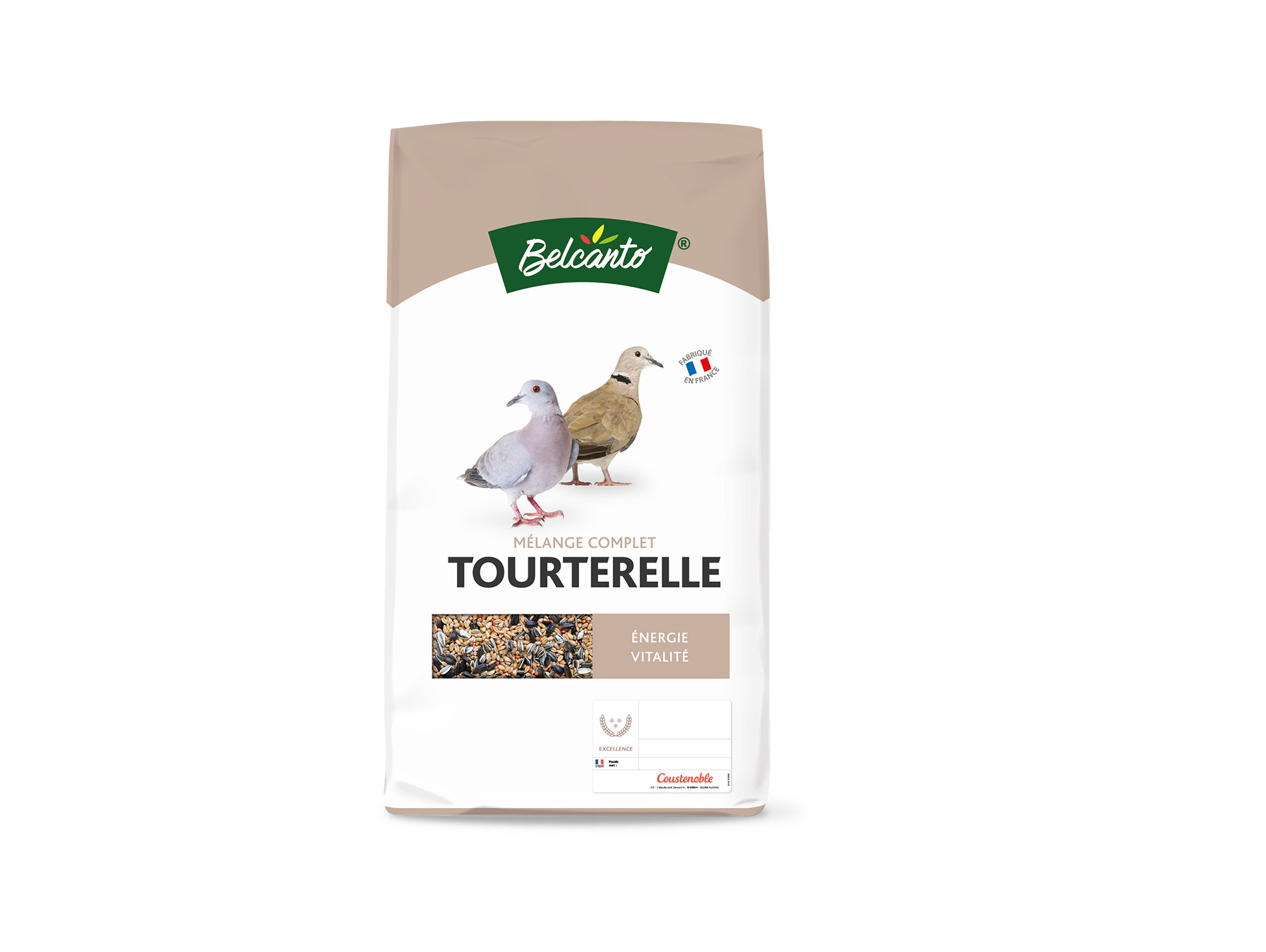 Mélange graines tourterelle Belcanto 20kg