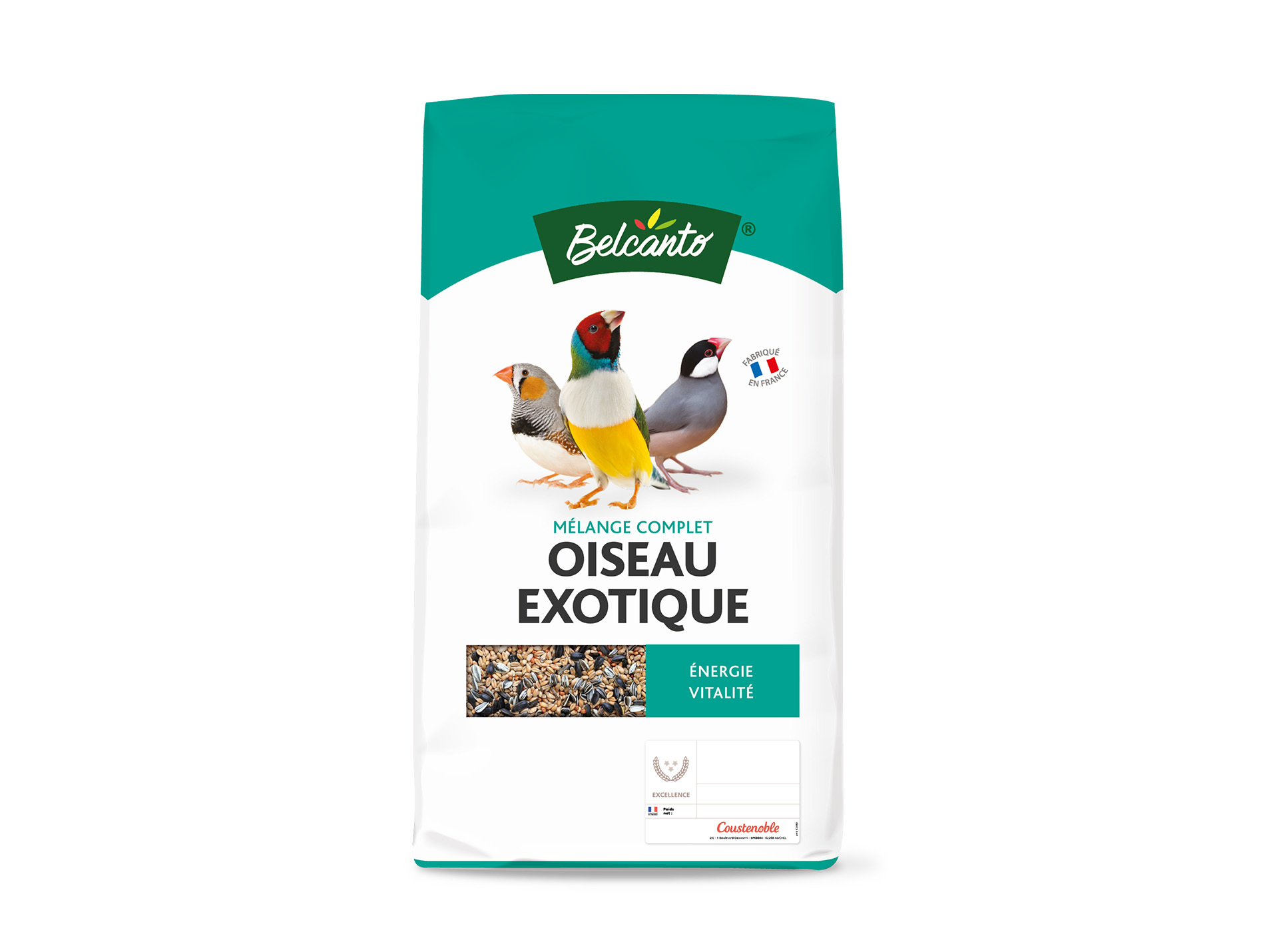 Mélange graines exotiques Belcanto 20kg