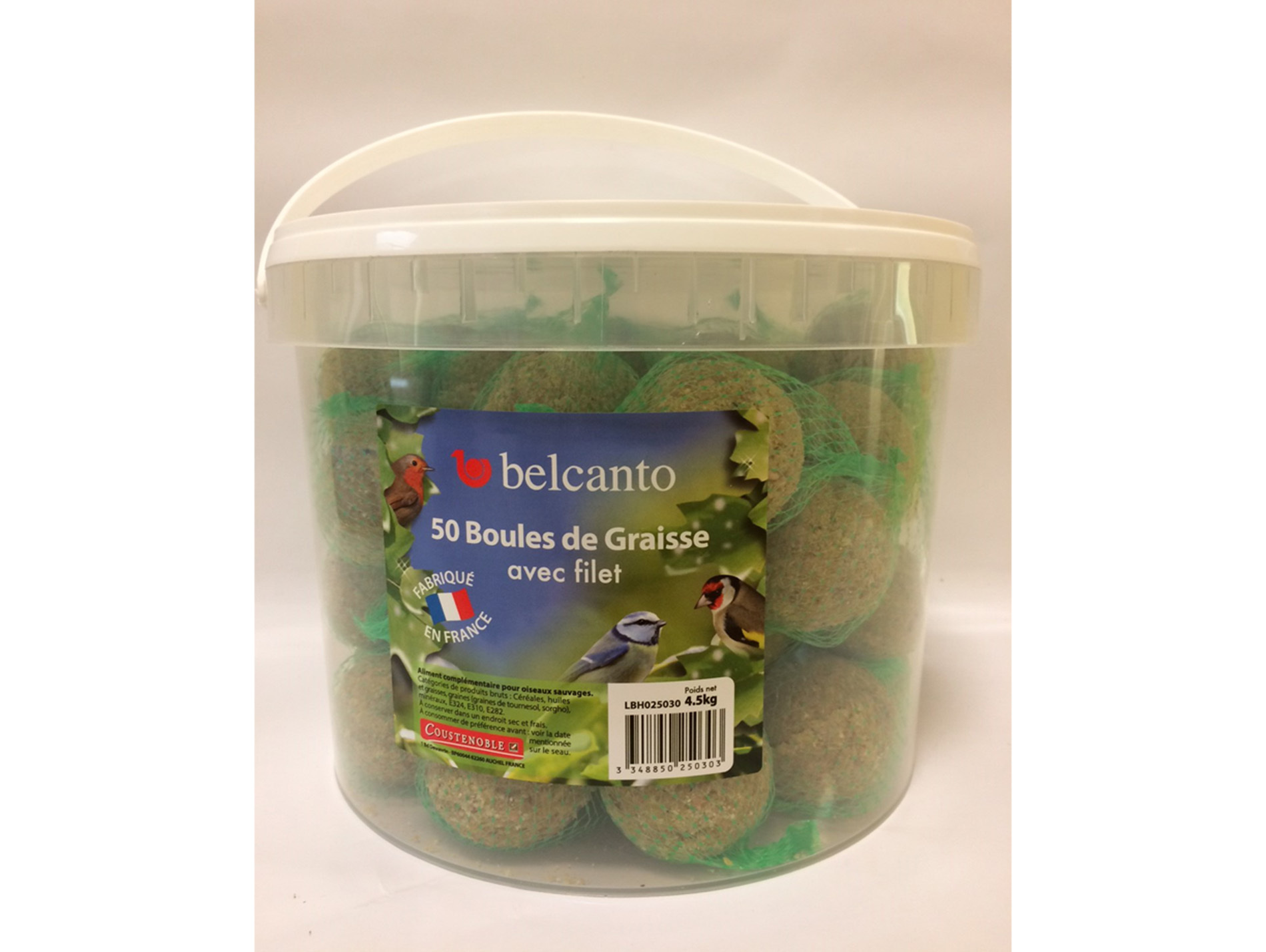 Boules de graisse avec filet Belcanto 50x90g