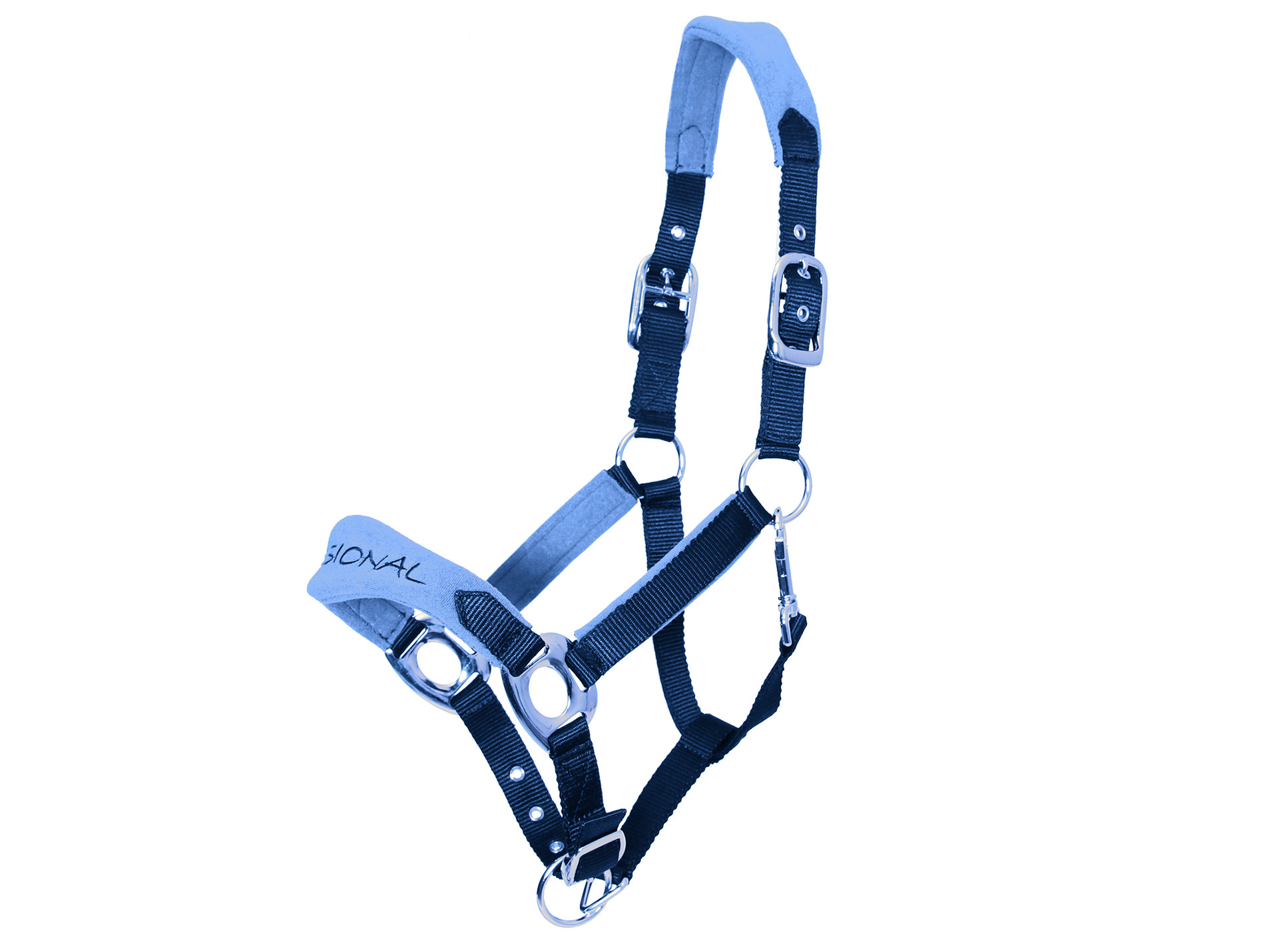 Licol confort poney navy/ciel