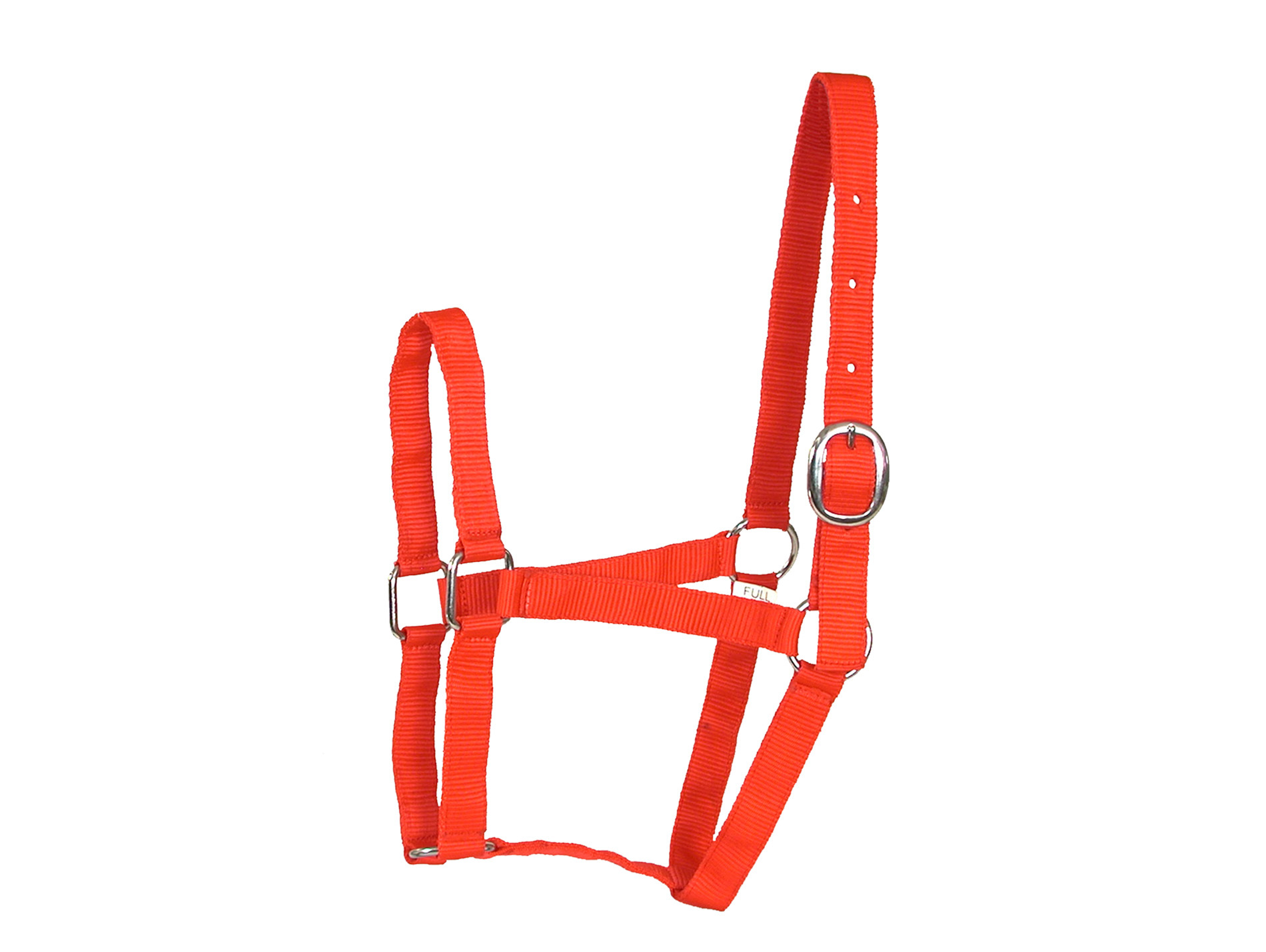 Licol poney en nylon rouge