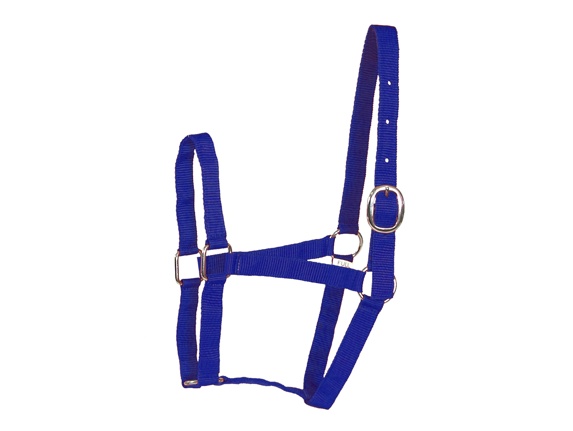 Licol double poney en nylon navy