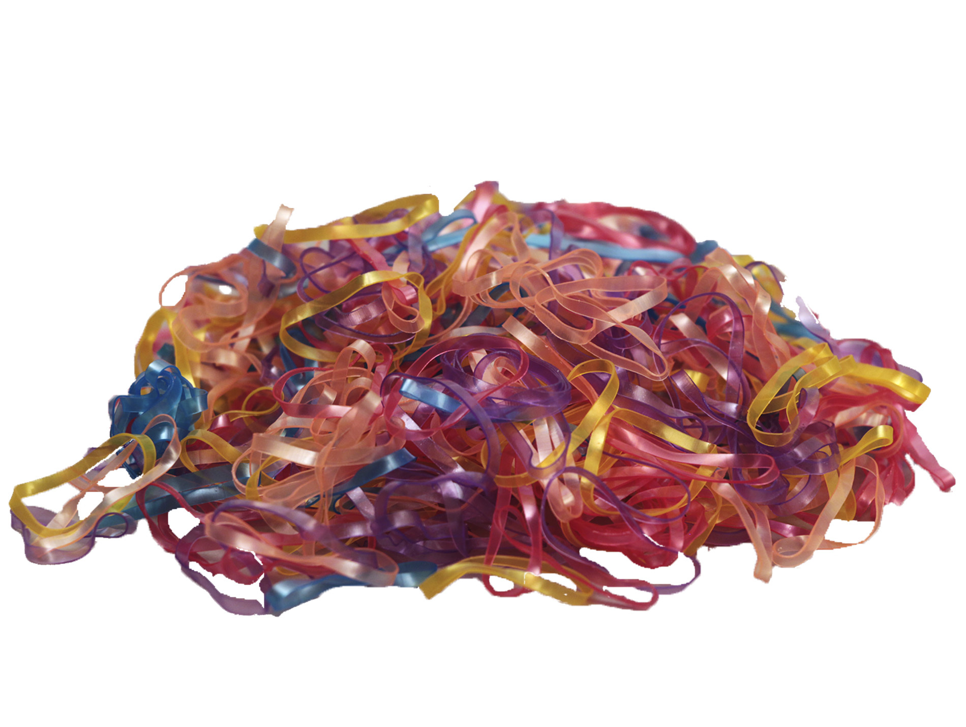 Elastiques silicone x500 multicolore