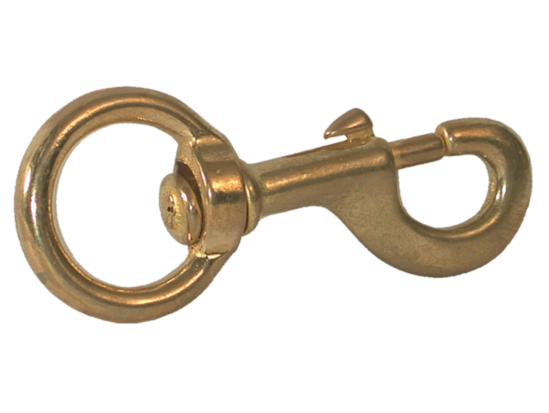 Mousqueton tirette laiton 25mm