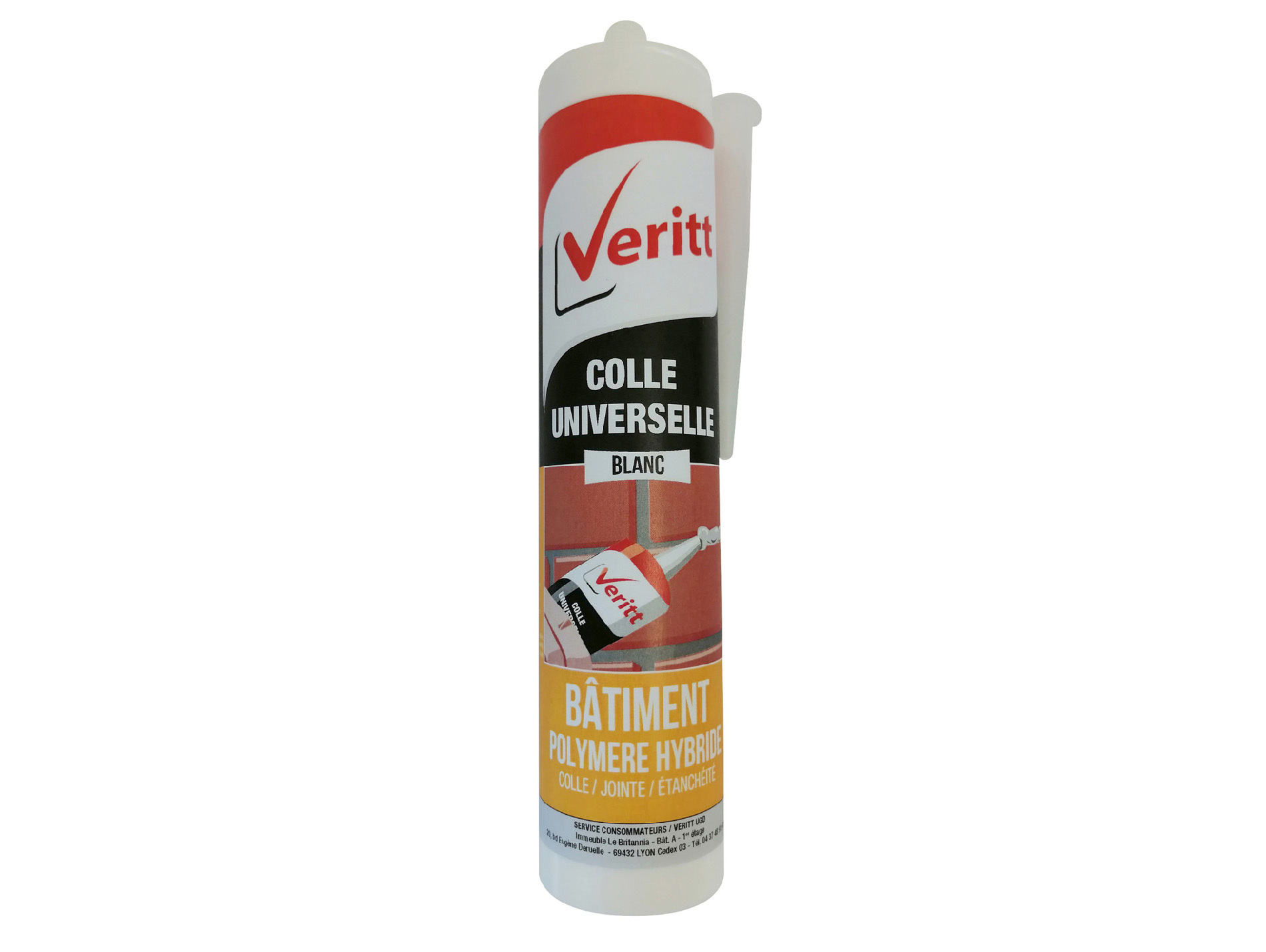 Colle universelle VERITT polymère hybride blanc 290ml