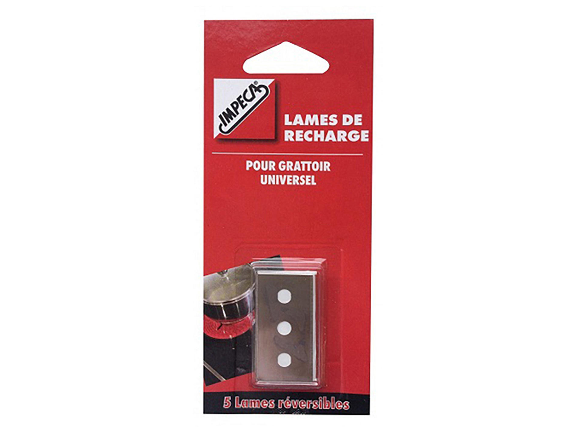Lames de rechange pour grattoir x5