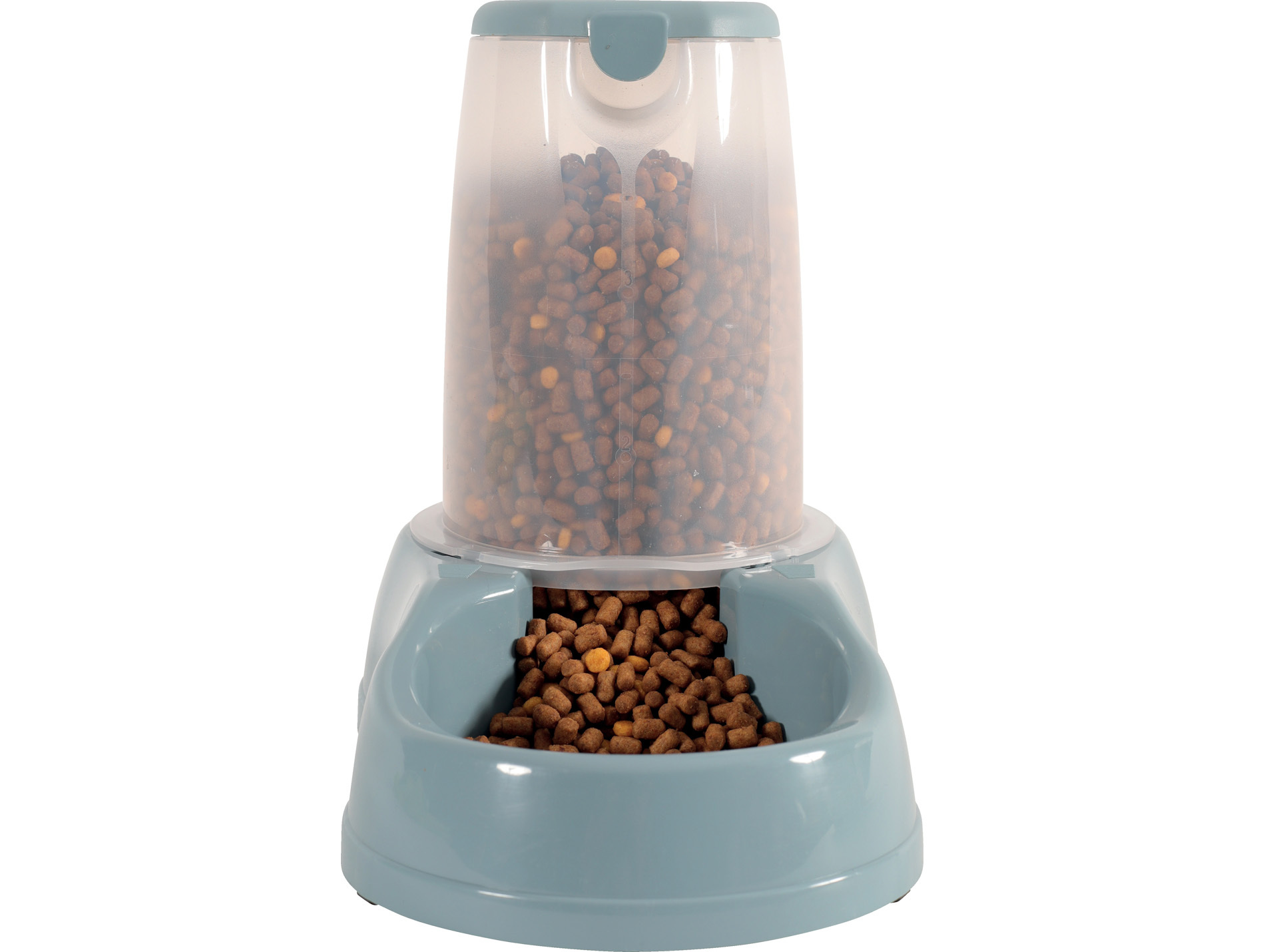Distributeur de croquettes chien 3,5kg bleu