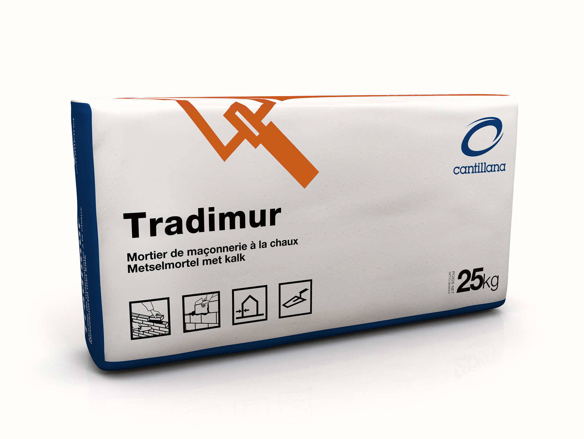 Mortier de maçonnerie TRADIMUR 25kg