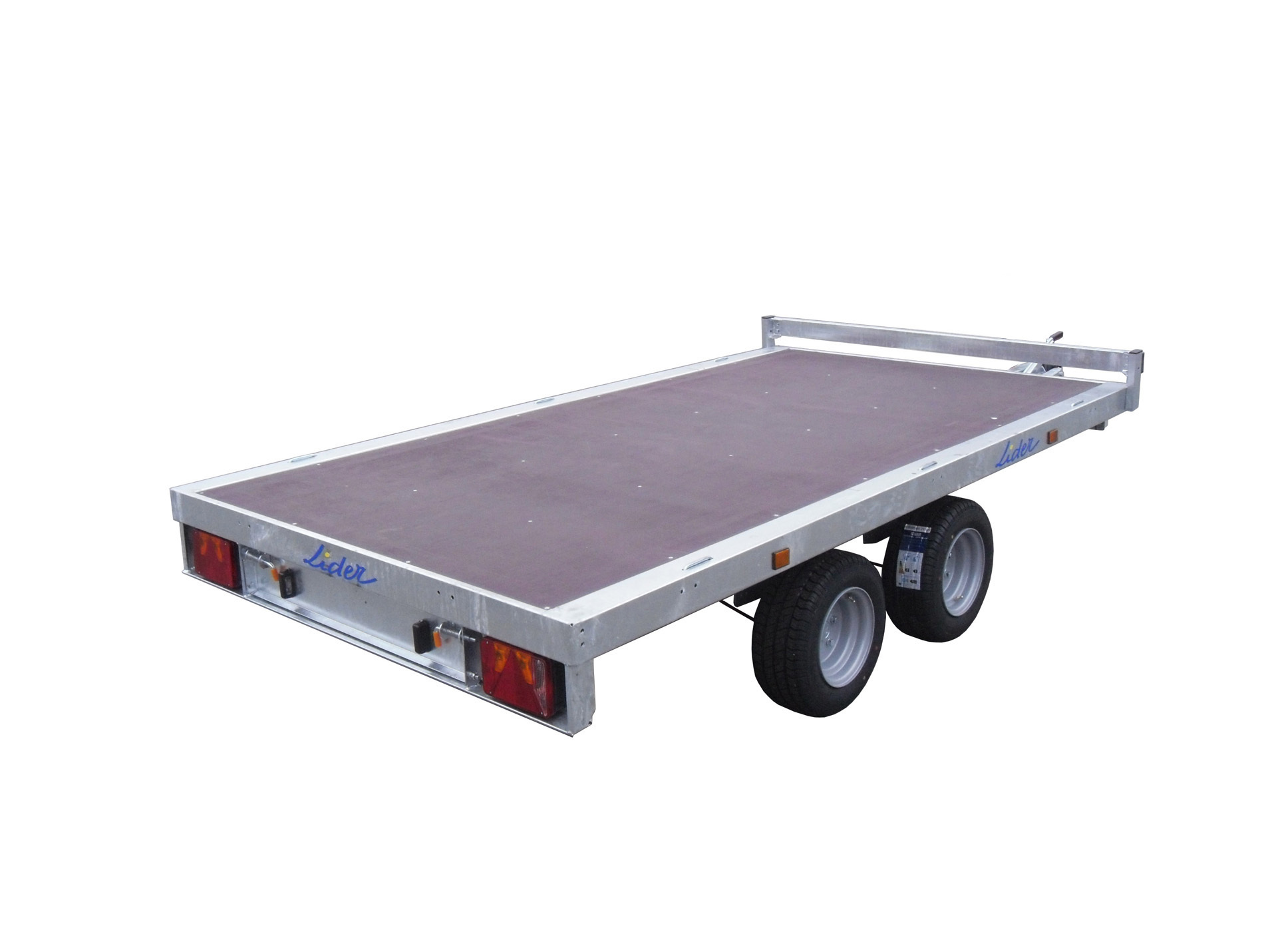 Remorque plateau 2 essieux LIDER L.3m 2500kg