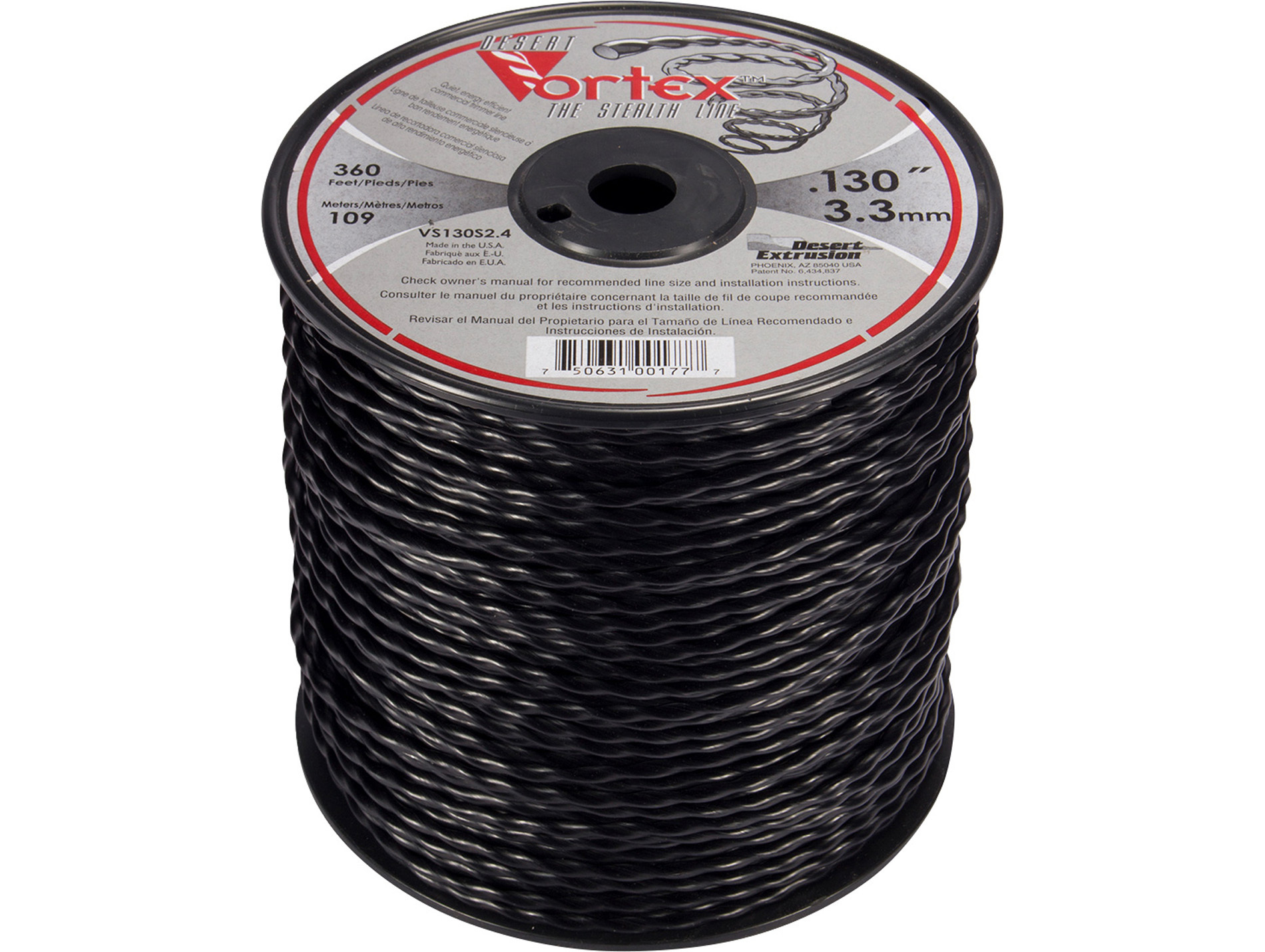 Fil Nylon Vortex Ø3,3mm 109,7m