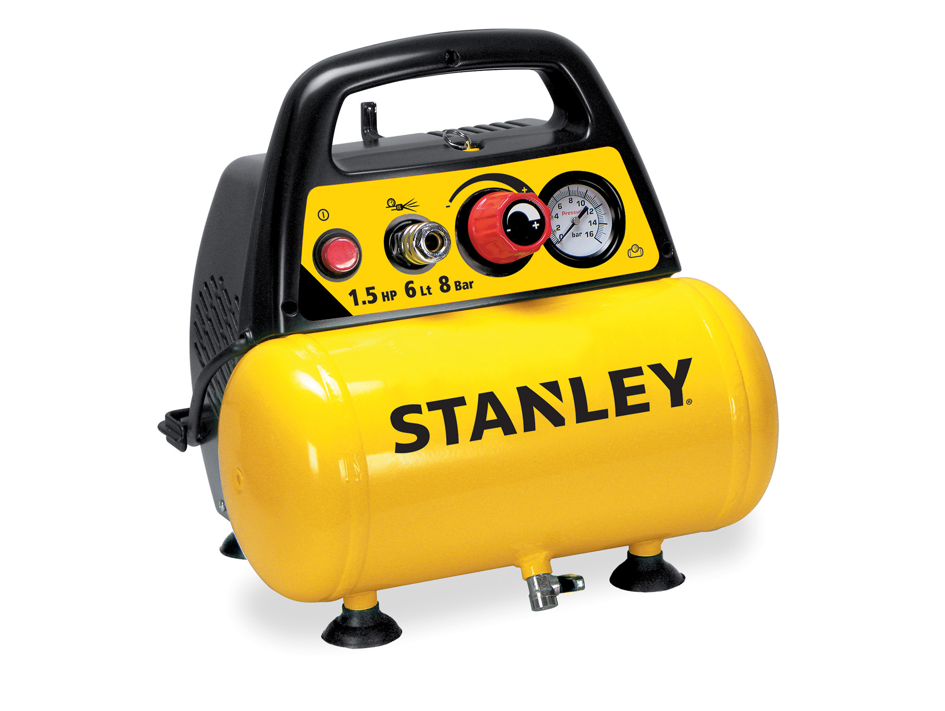 Compresseur coaxial 6L STANLEY + accessoires