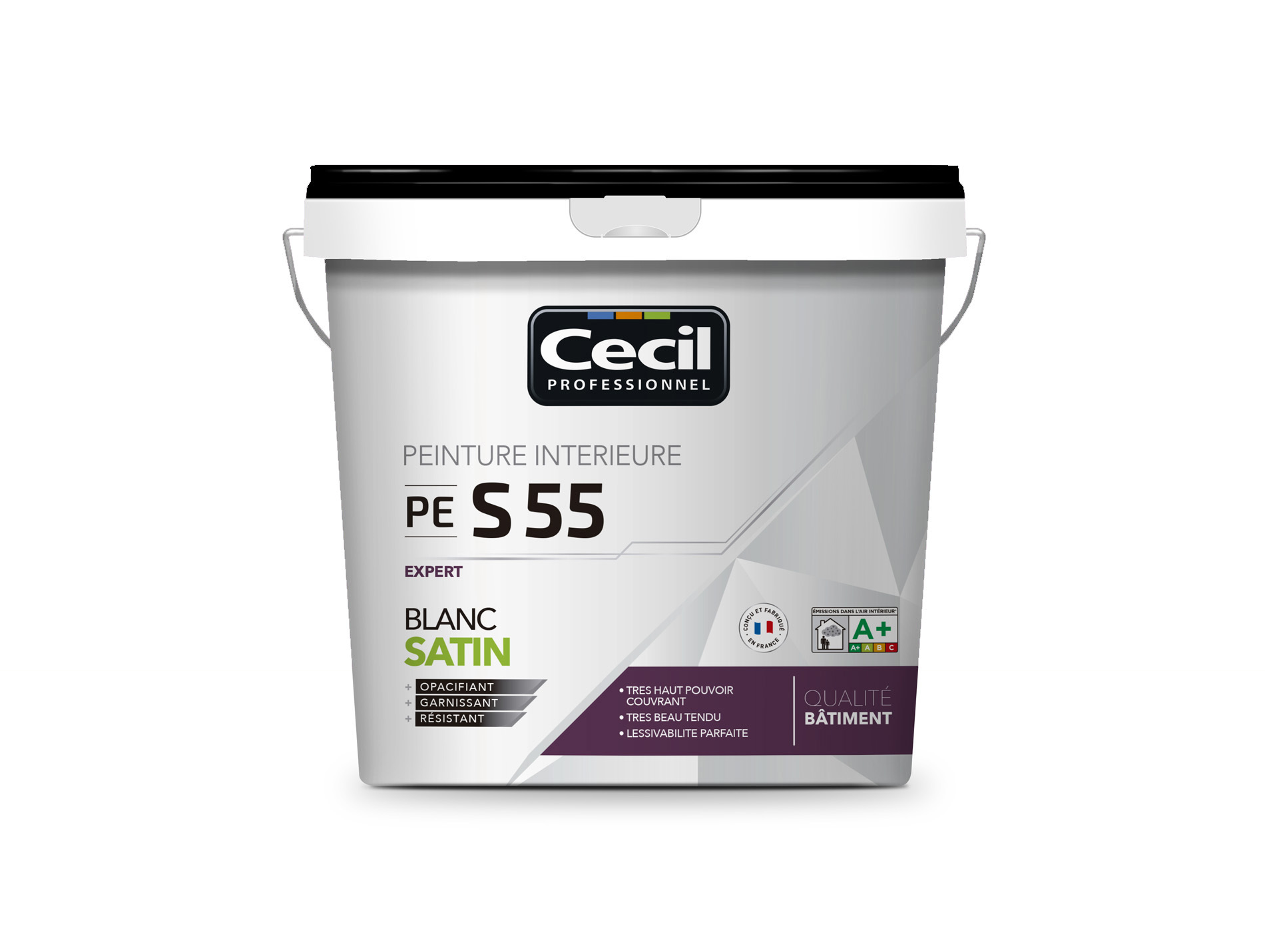 Peinture intérieure CECILPRO Expert blanc satin  5L