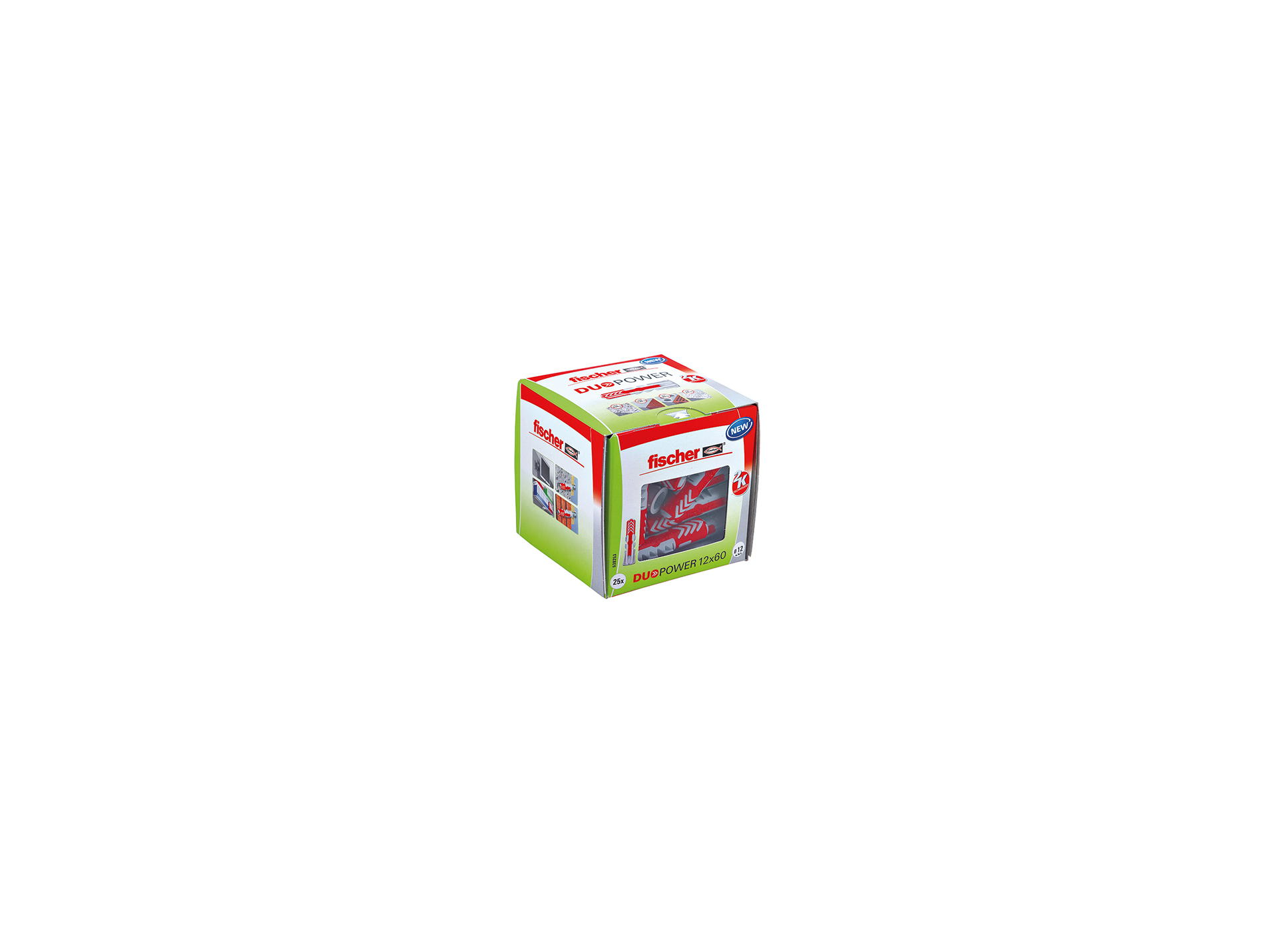 Chevilles bi-matière DuoPower FISCHER Ø12mm L.60mm x25