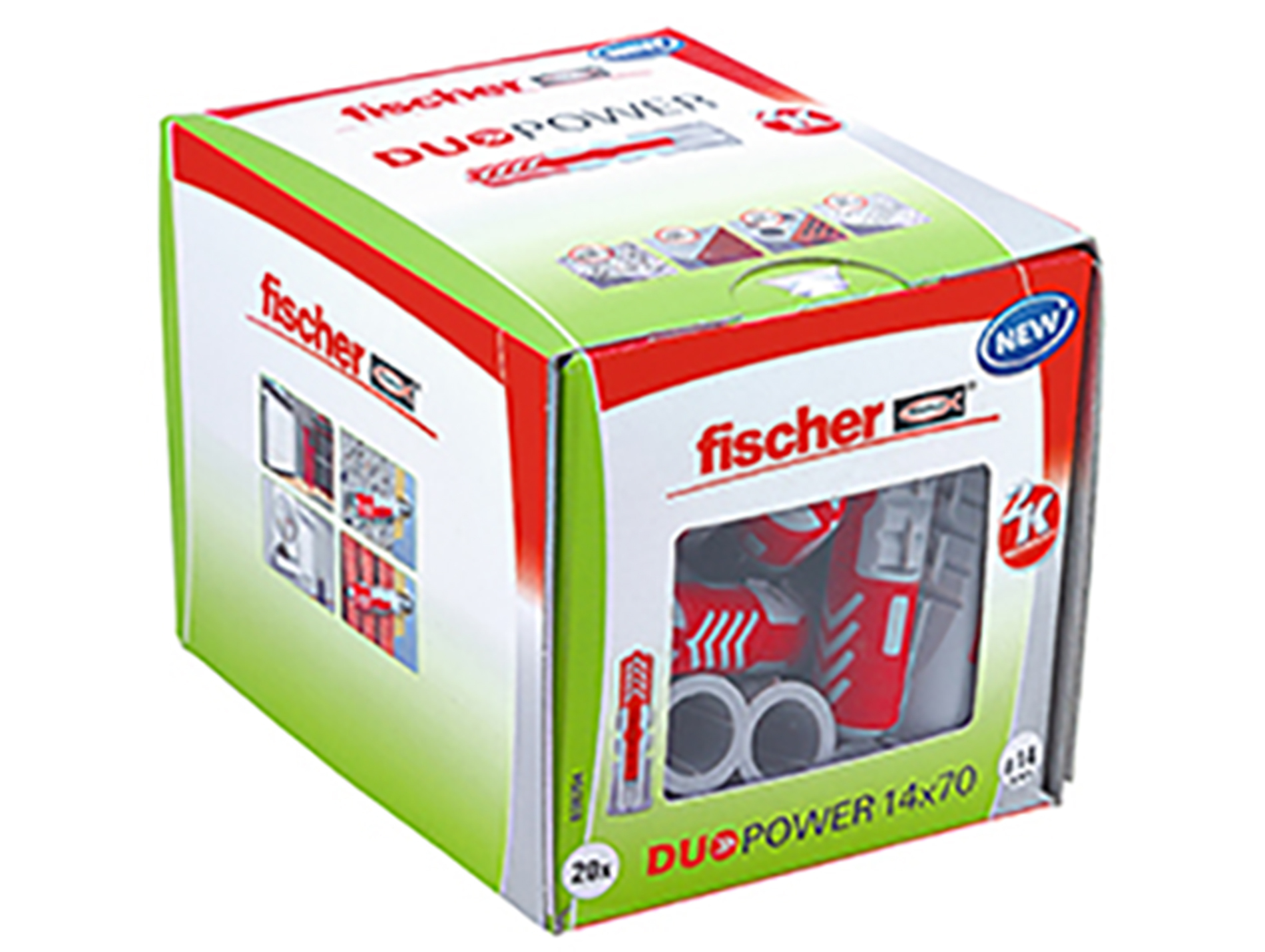 Chevilles bi-matière DUOPOWER Ø14 L70mm x20