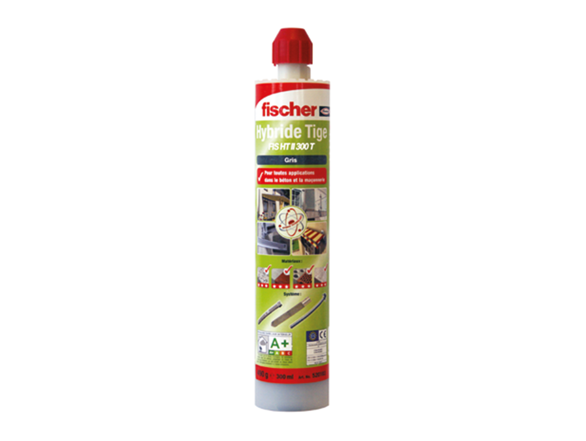 Scellement chimique hybride FISCHER HT 300 ton Gris