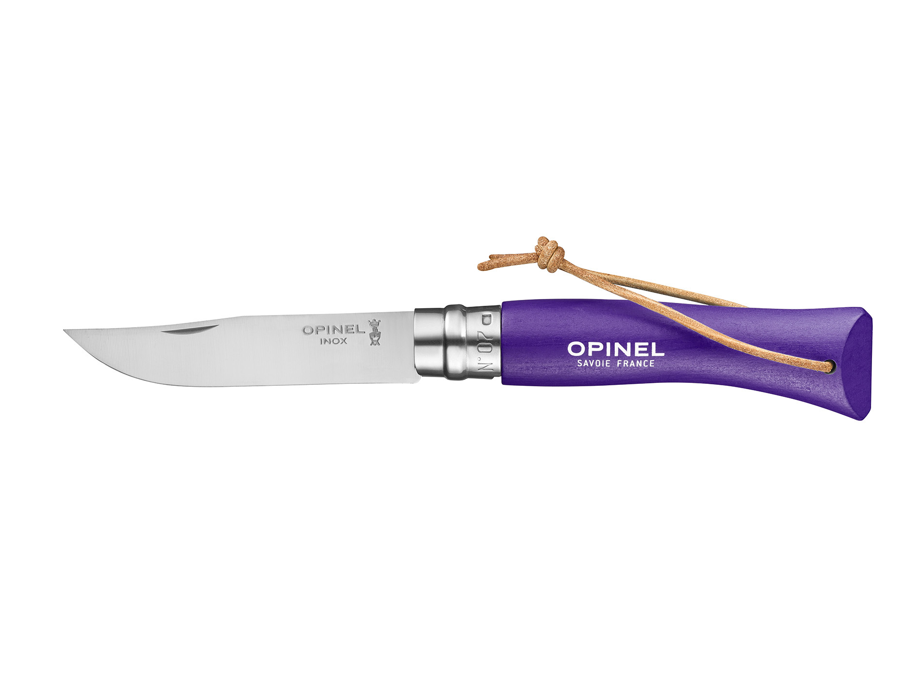 Couteau baroudeur n°7 OPINEL Violet L.8cm