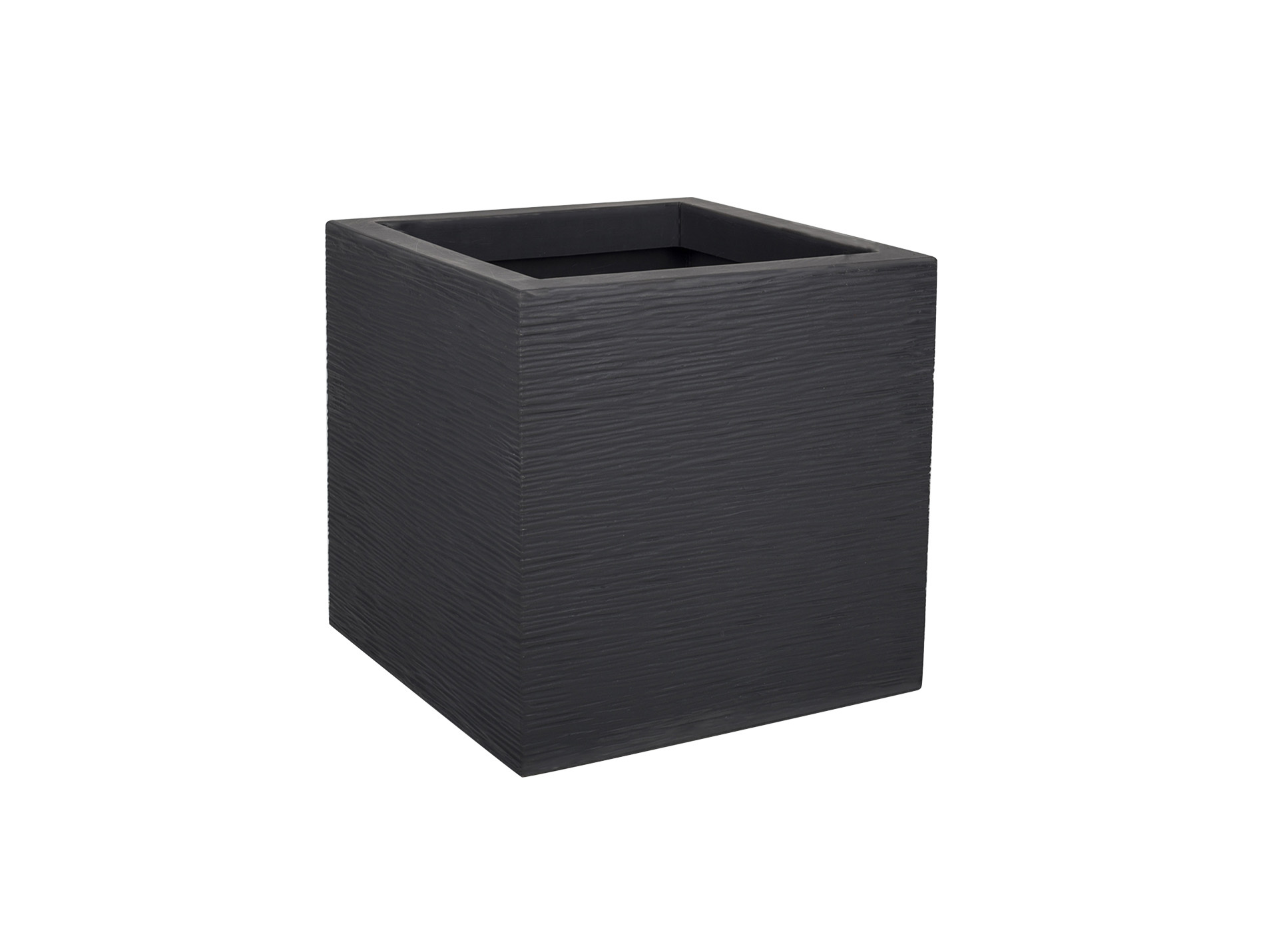 Pot carré EDA Graphit Up 30cm Anthracite