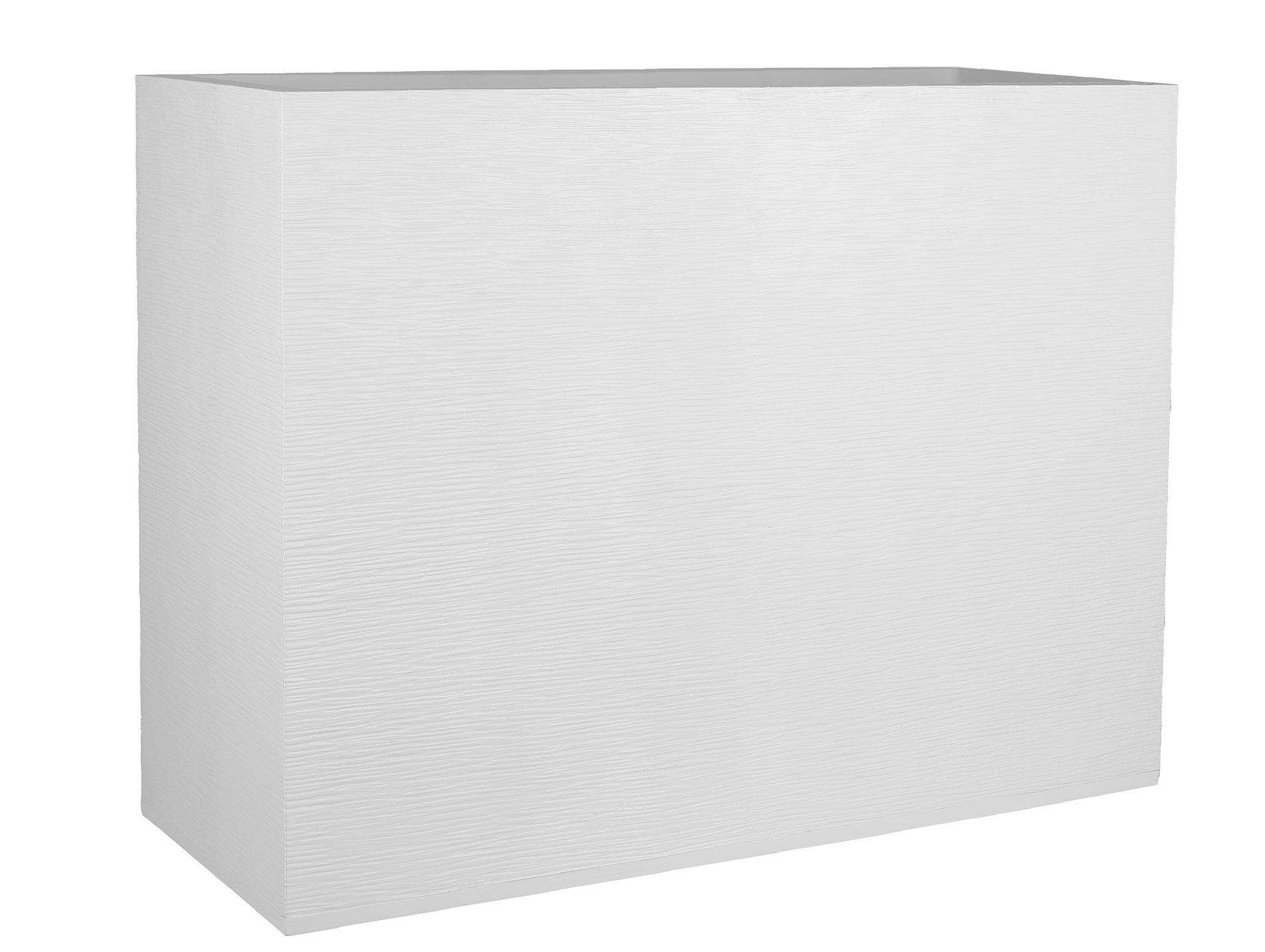Jardinière muret EDA Loft 80cm Blanc