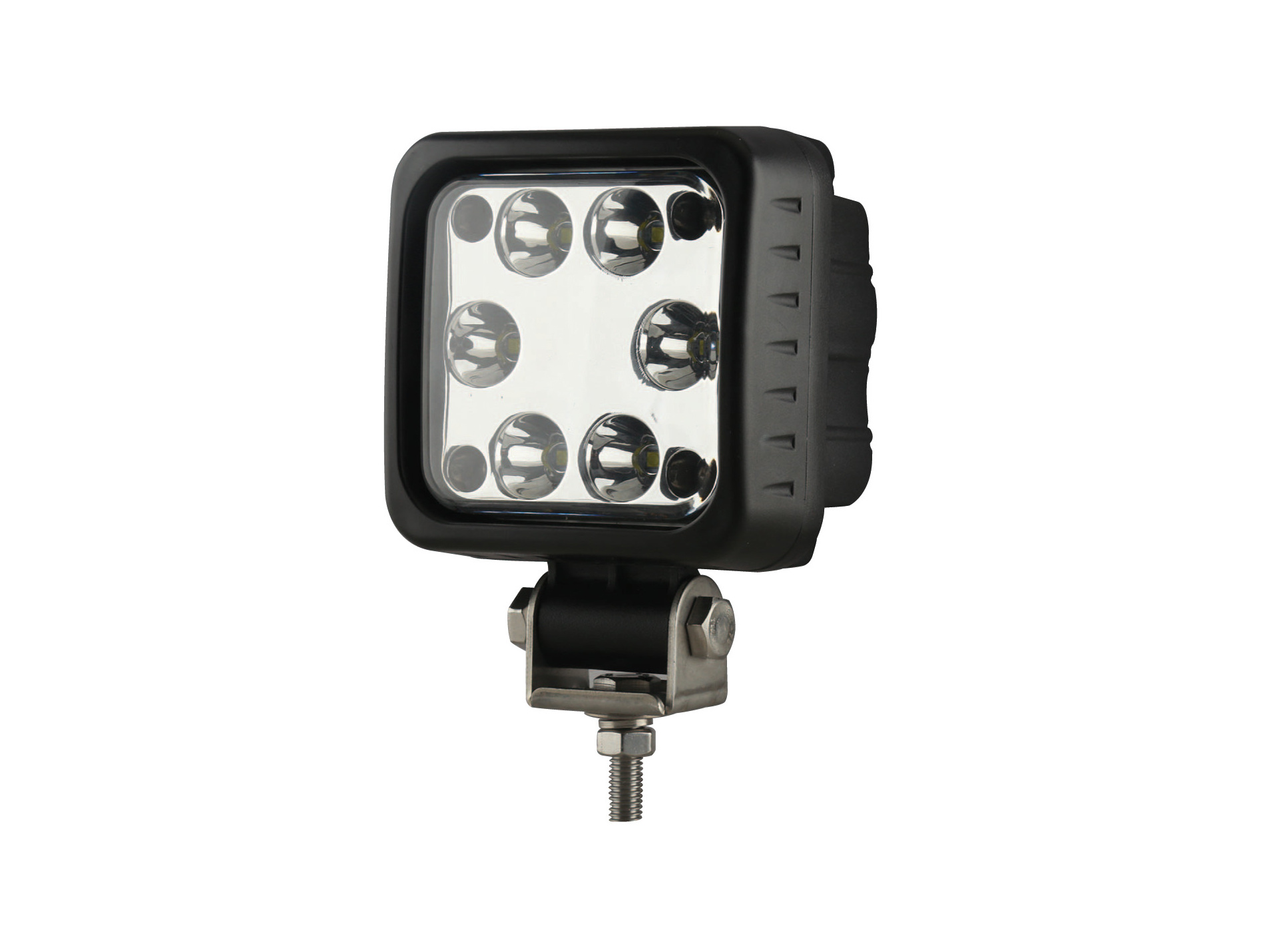 Feu led carré 3000LM 101x120x70mm spécial pulvé rouge