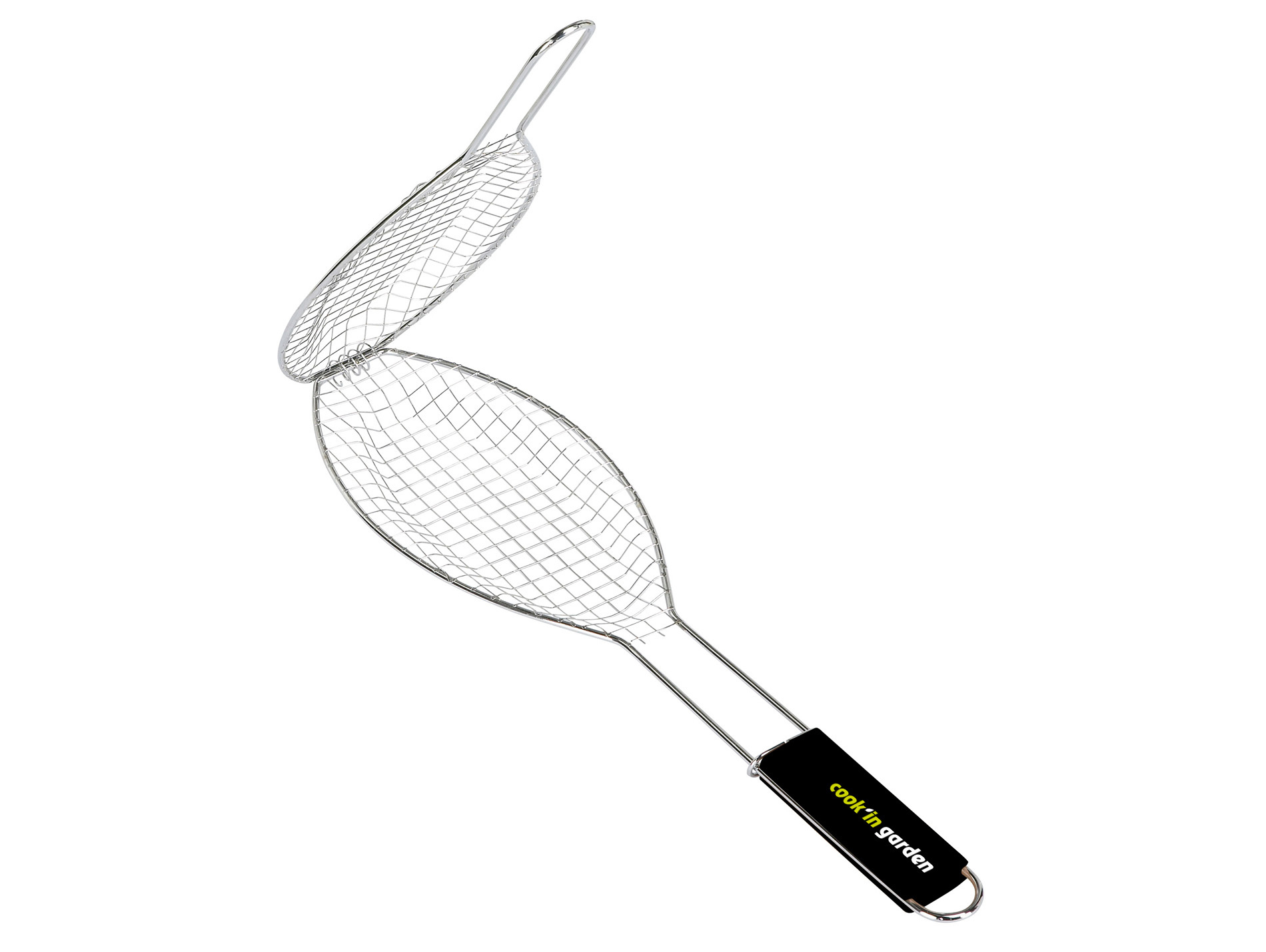 Grille COOK'IN GARDEN acier chromé 15 x 31cm