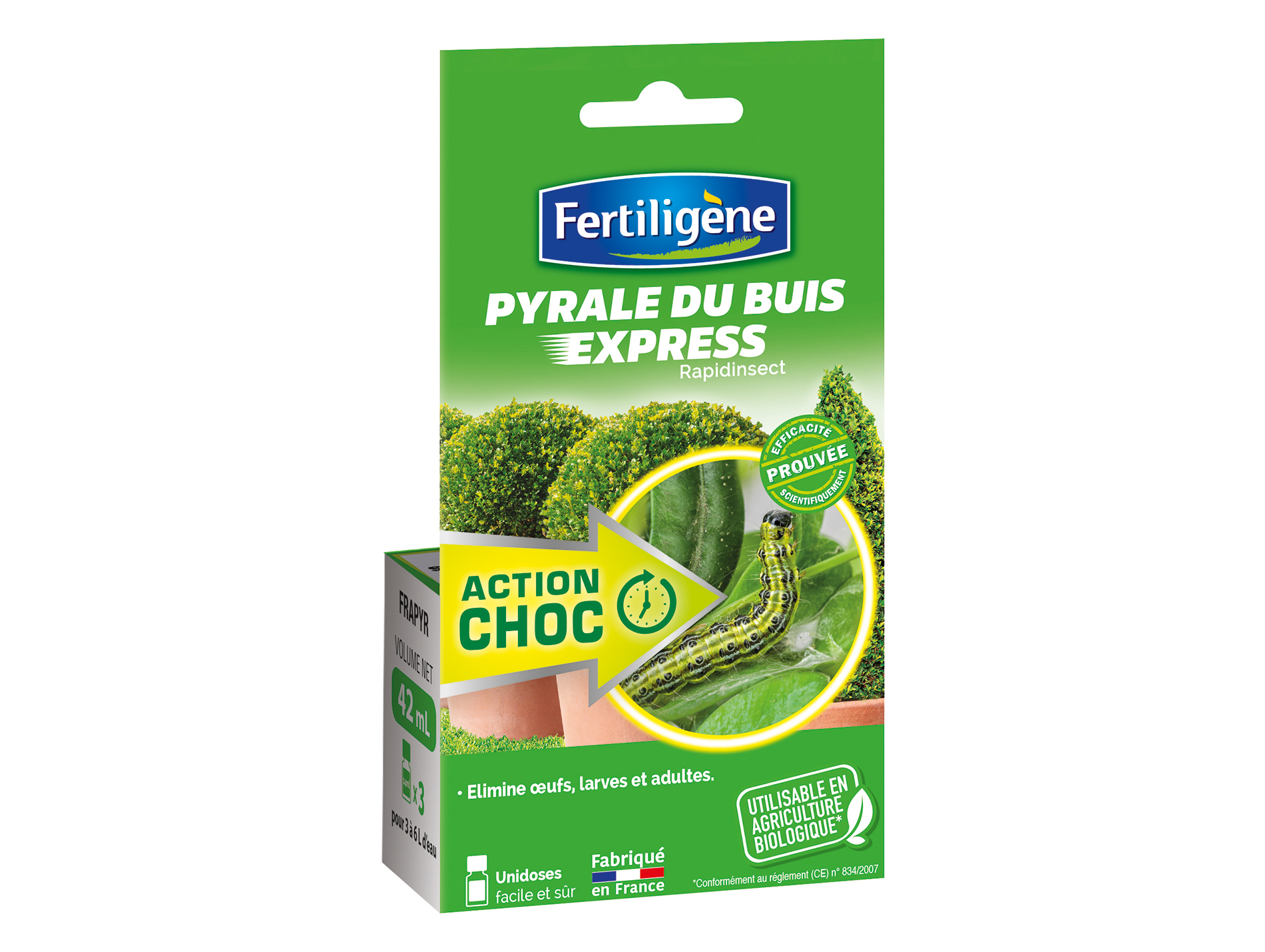 Insecticide FERTILIGENE Rapindinsect pyrale du buis 42ml