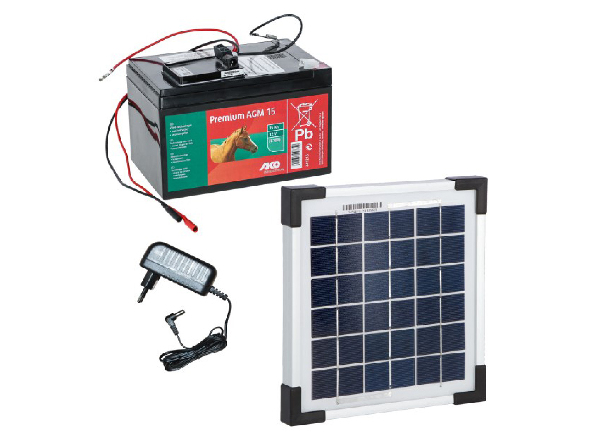 Kit solaire KERBL 5watts 15AH