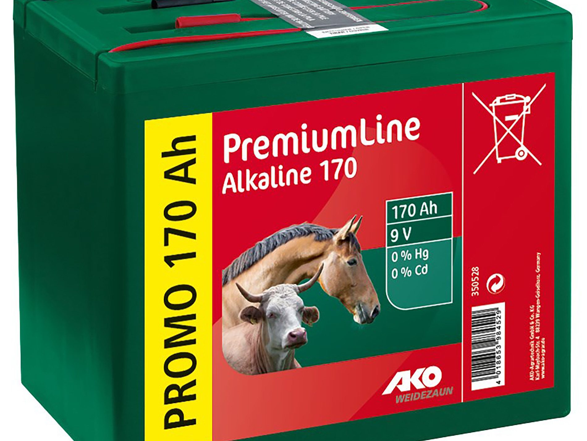 Pile alcaline KERBL 9v 170ah