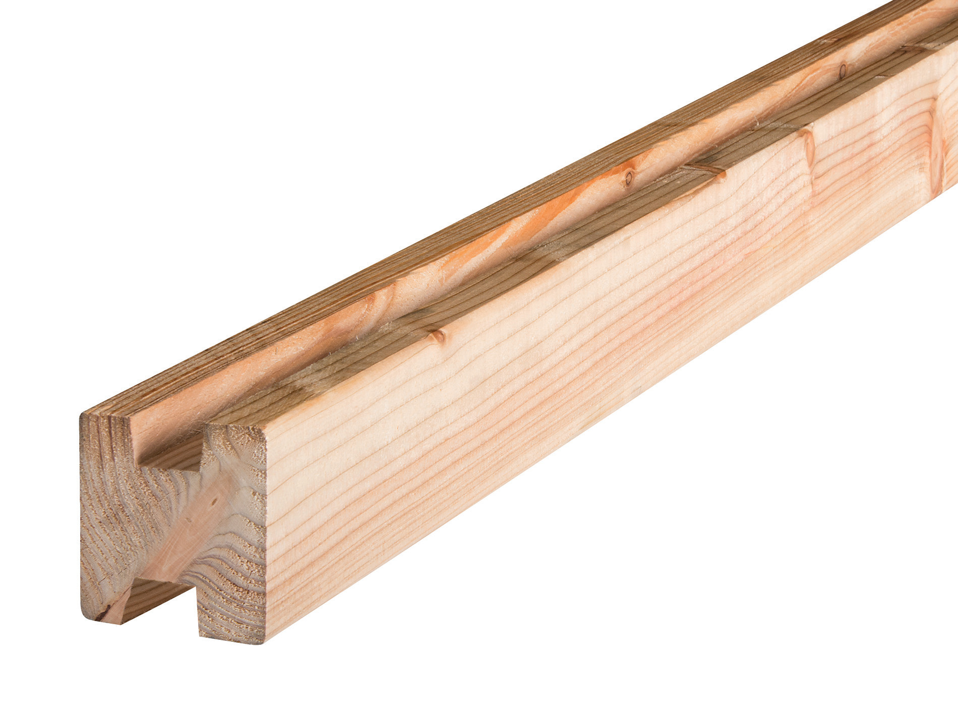 Poteau rainuré H Douglas 8,8x8,8cm L.2m