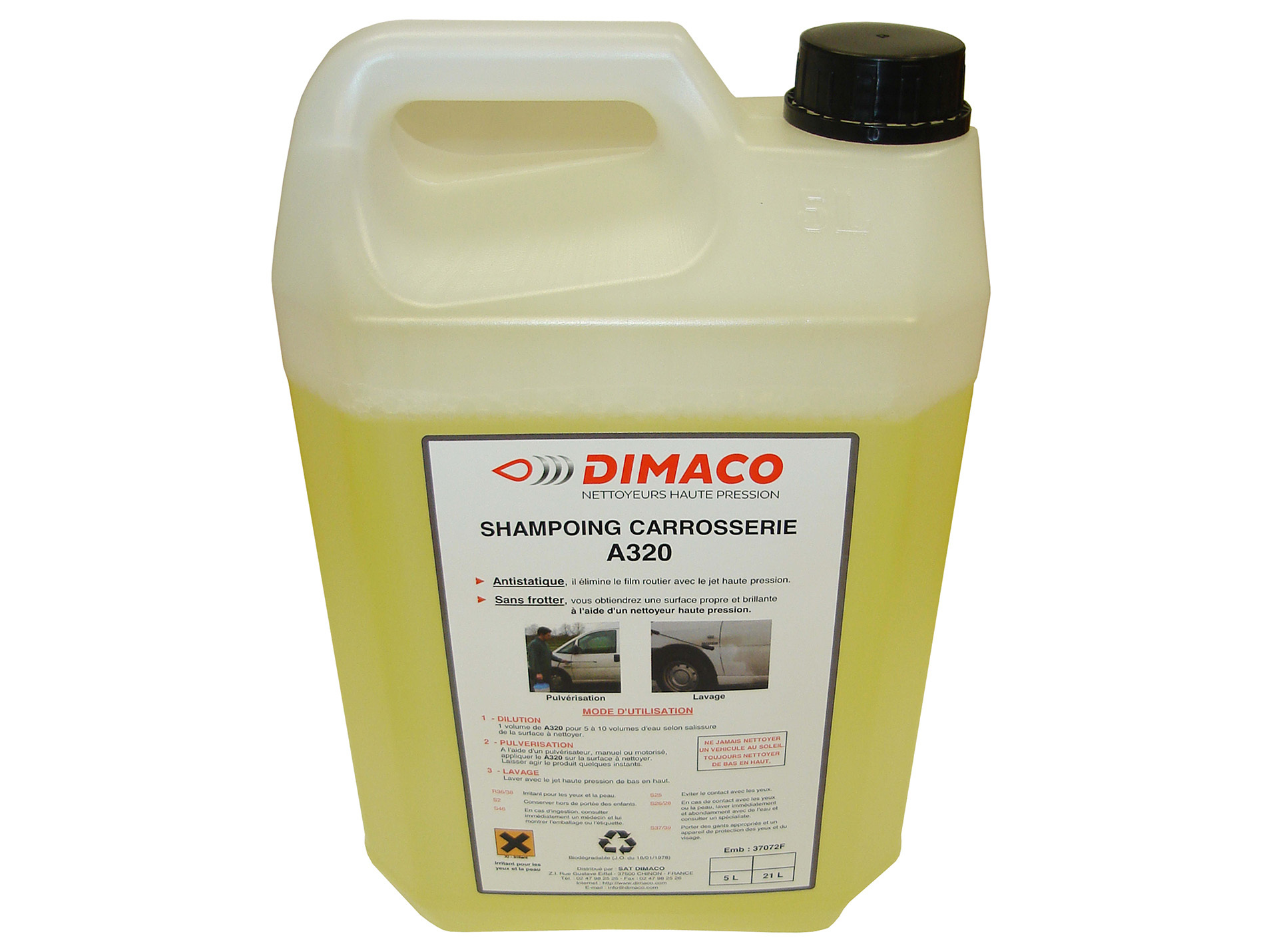 Shampoing nettoyant d&eacute - graissant DIMACO 5L