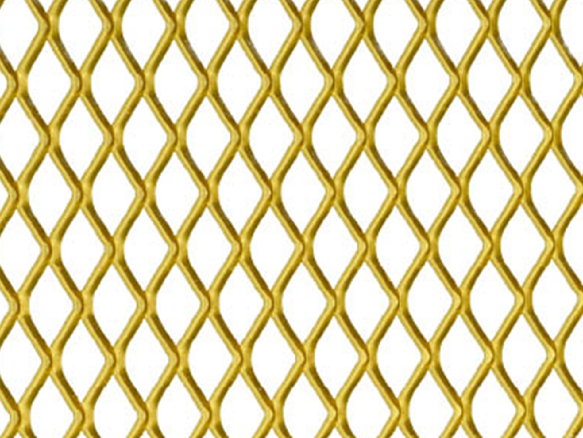 Métal déployé aluminium or 1000x500mm Ép.0,8mm