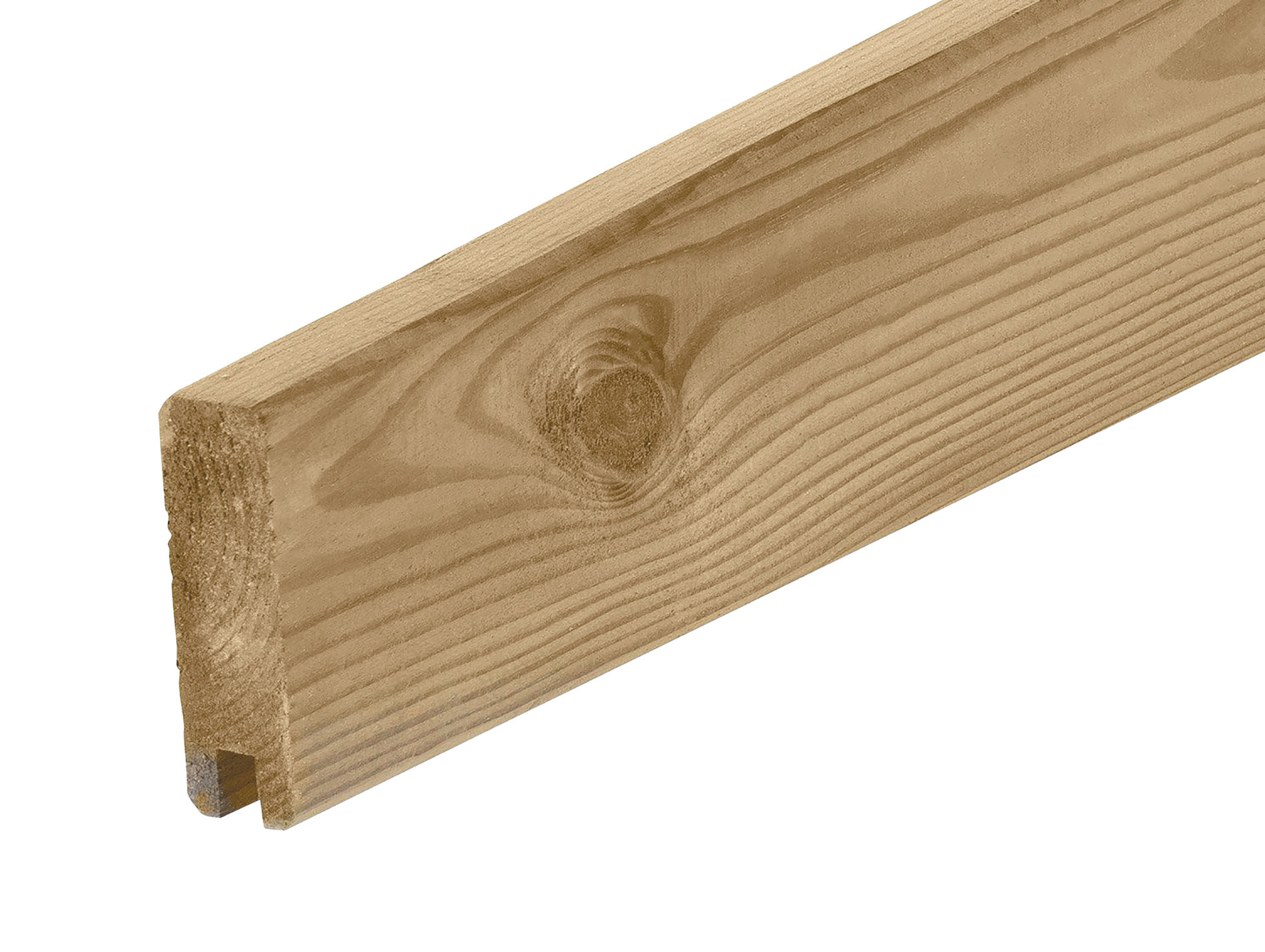 Profil de finition bois arrondi CERLAND 2,2x6cm L.2m