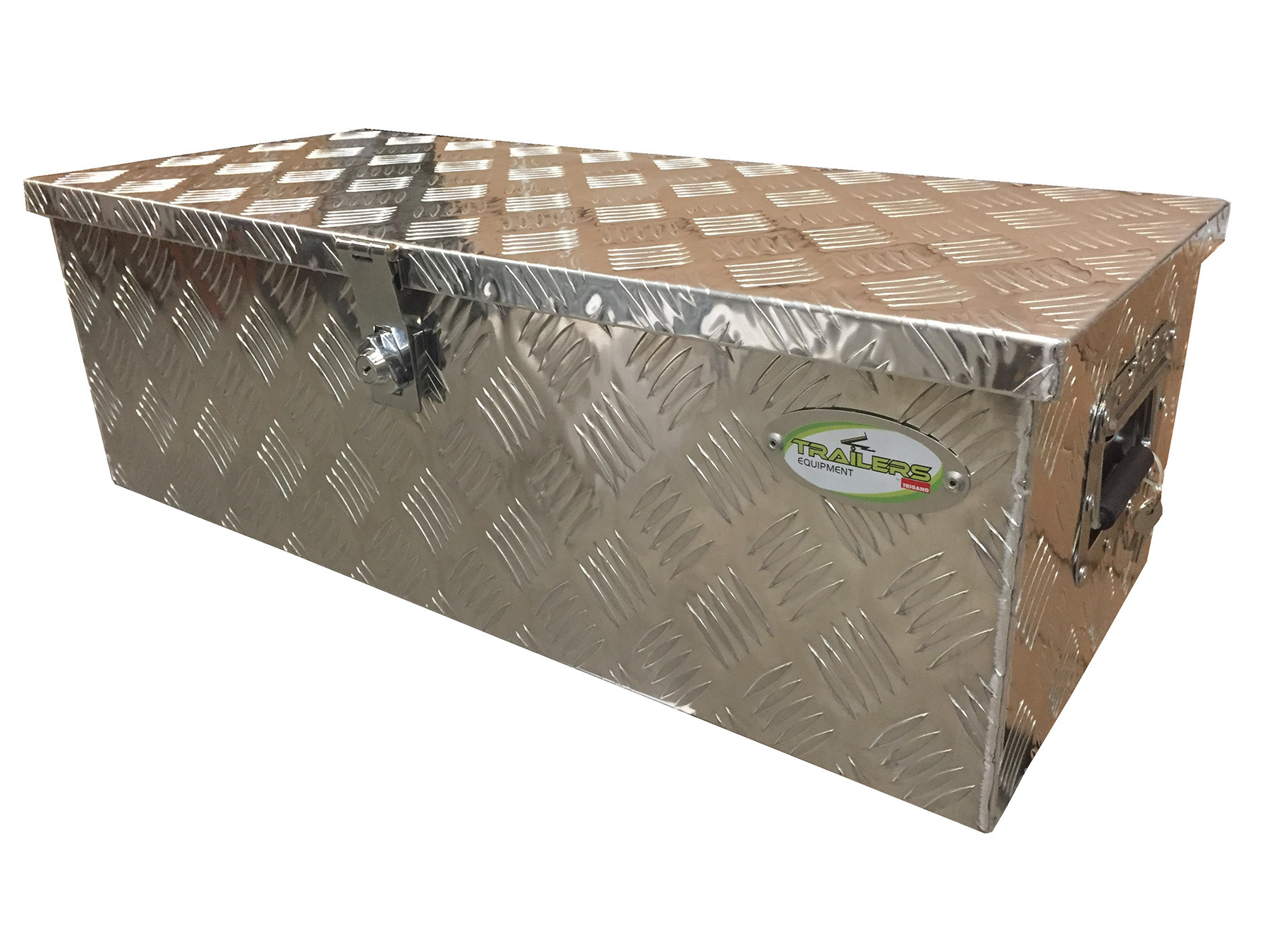 Malle de rangement aluminium 76x33x25cm