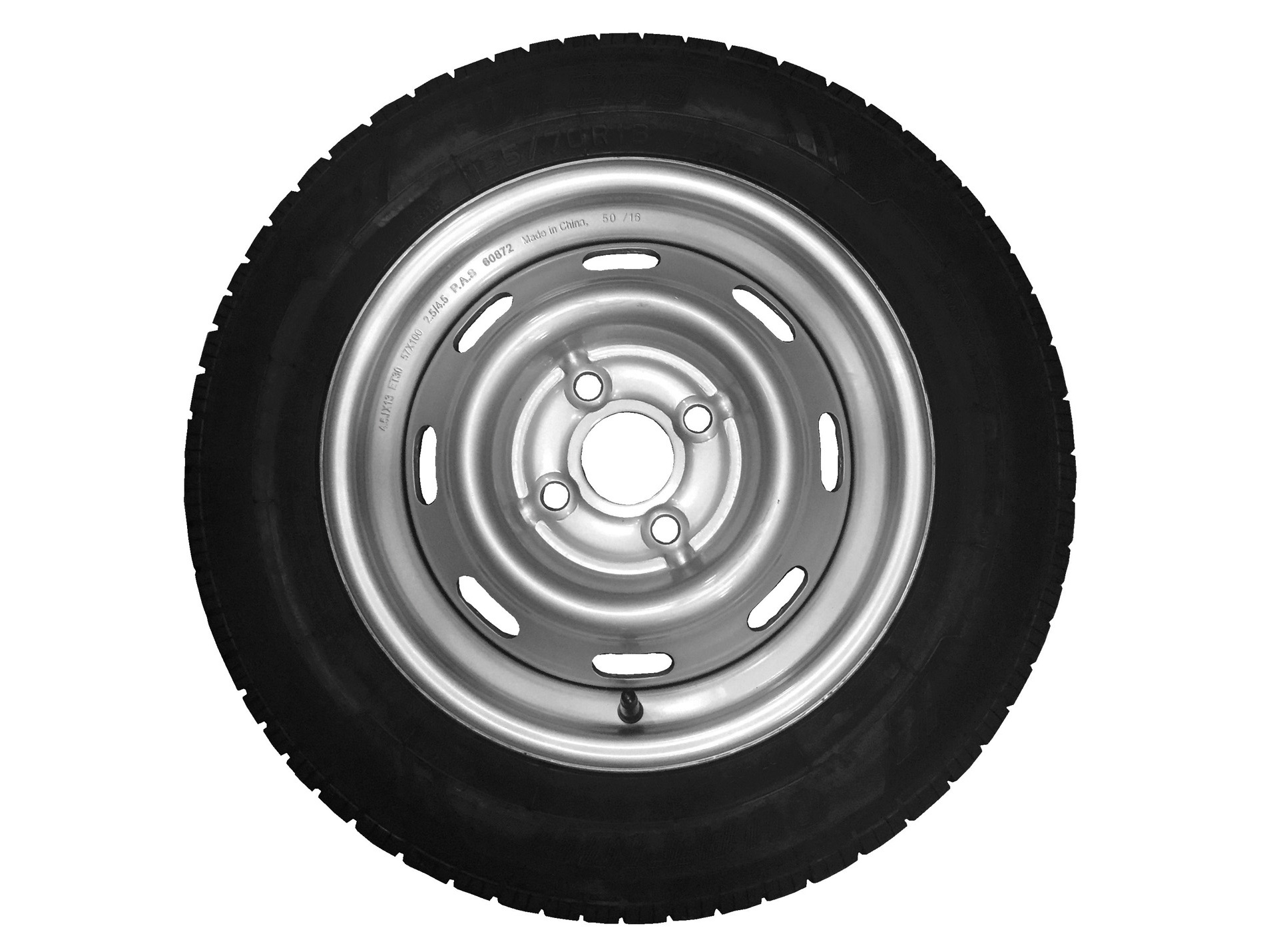 Roue de secours pour remorque Robust bois 2m