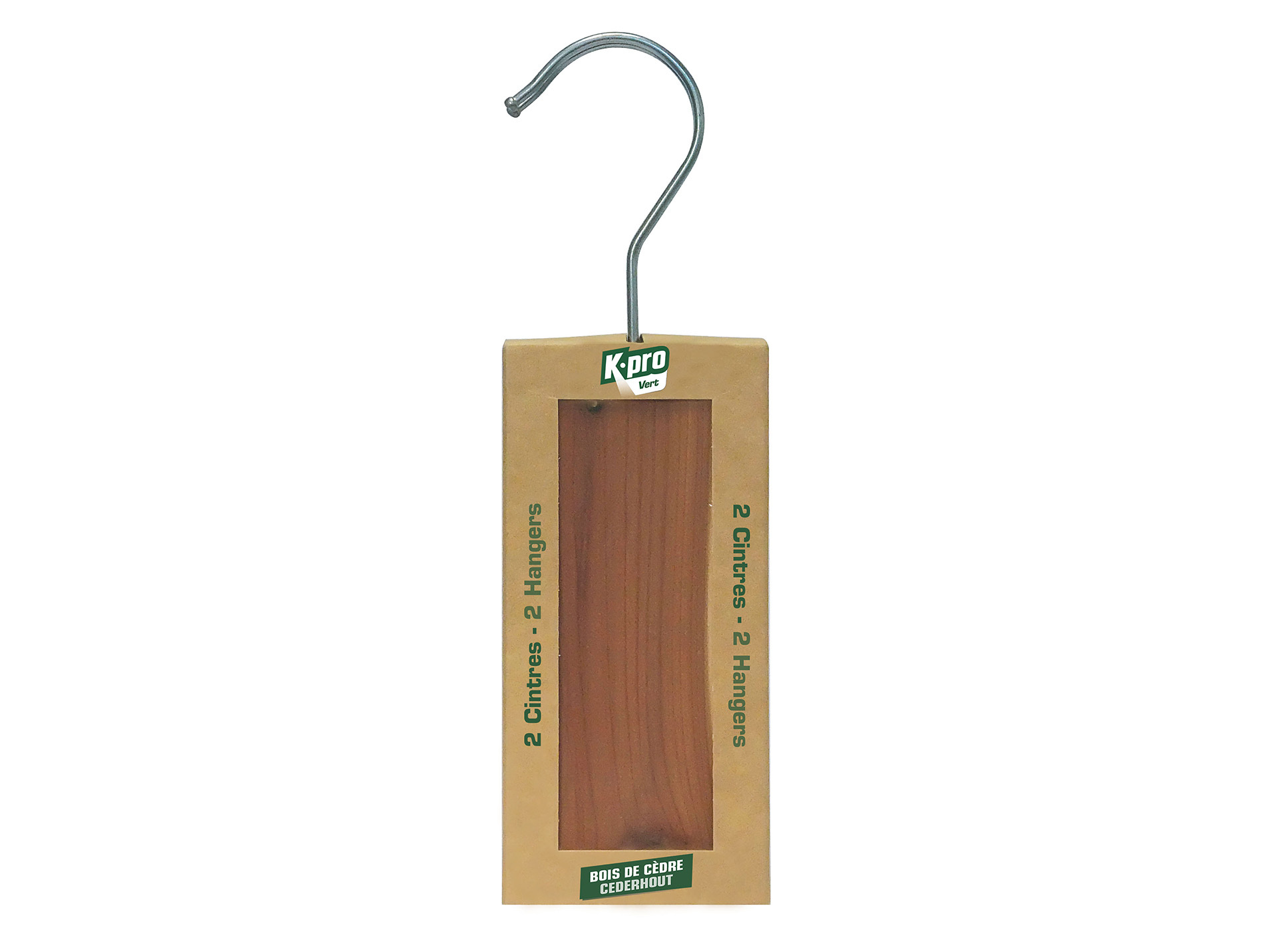 Cintres en bois de cèdres x2