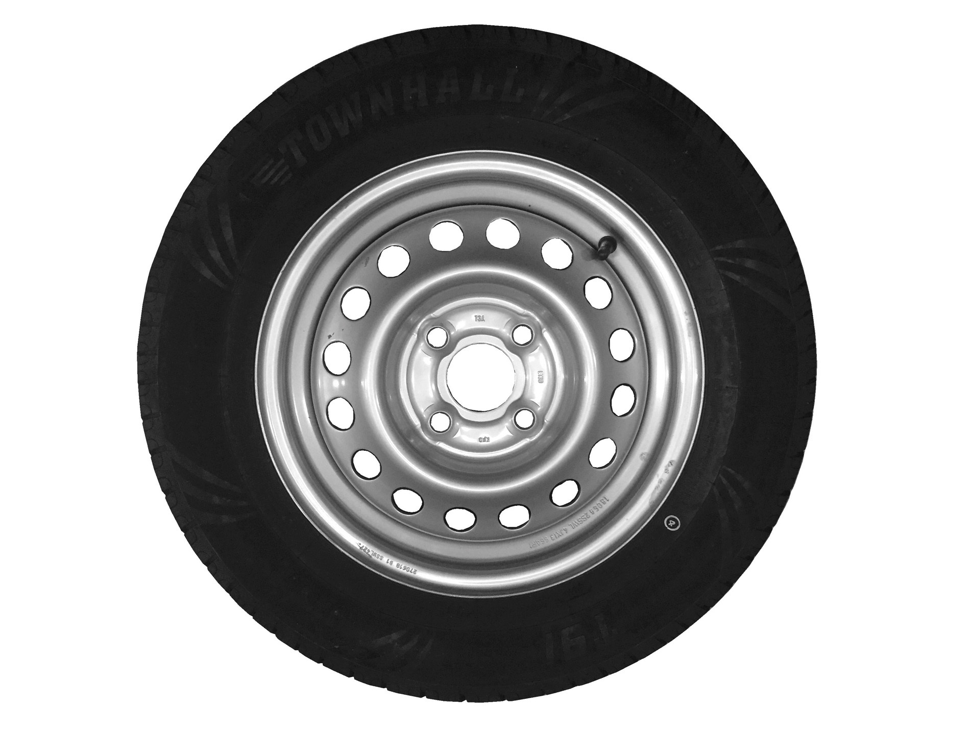 Roue complète remorque Espace Emeraude SAPHIR 20 - EMER205.2