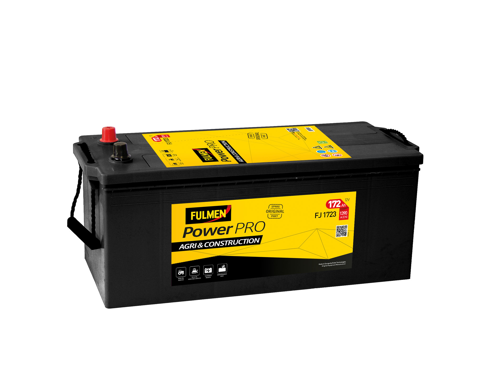 Batterie FULMEN power pro 12V 172AH 1390A(EN)